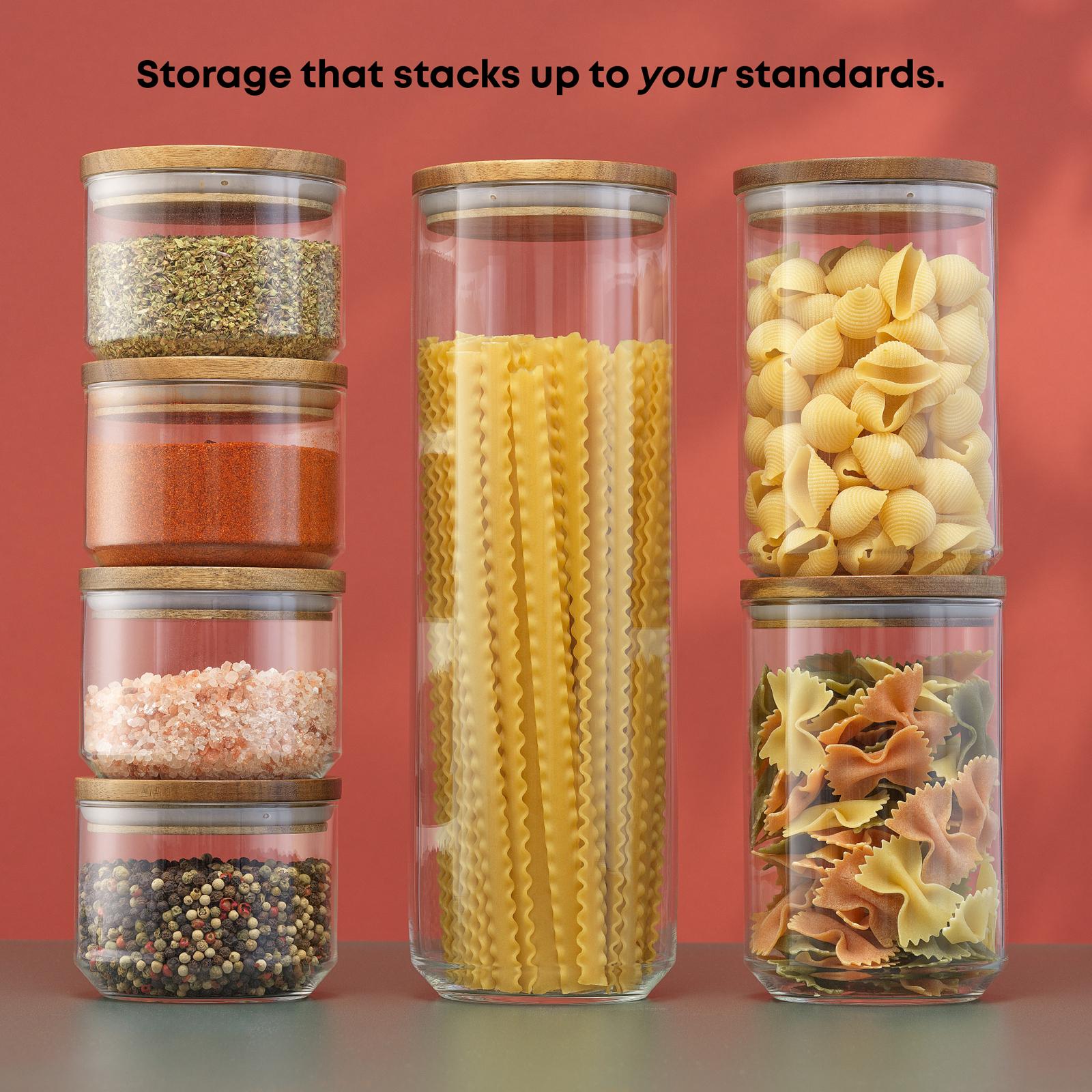 Holden 7-Piece Stackable Storage Canister Set