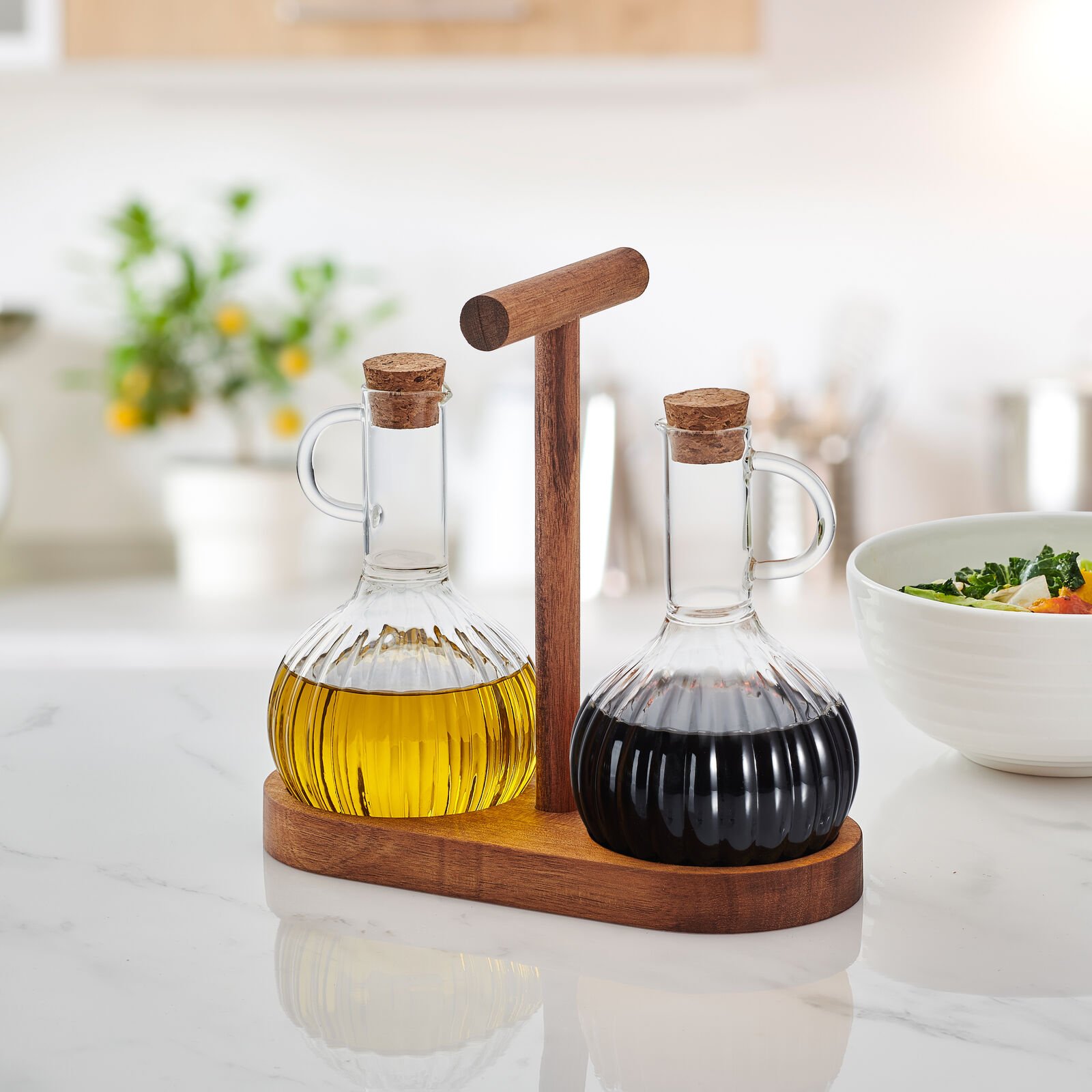 Glenwood Oil & Vinegar Cruet Set 3 Glenwood Oil & Vinegar Cruet Set
