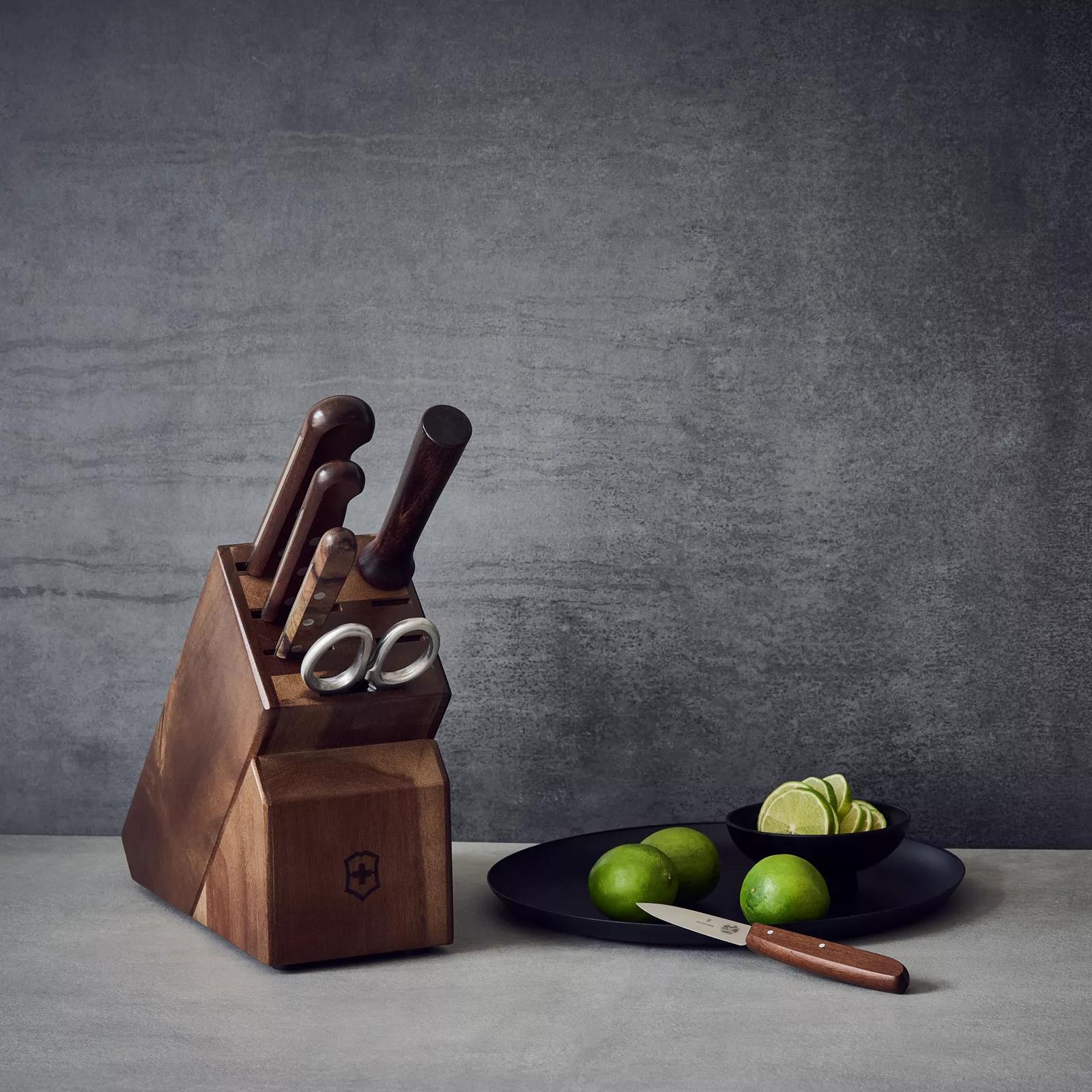 Rosewood 7-Piece Knife Block Set 12 Rosewood 7-Piece Knife Block Set