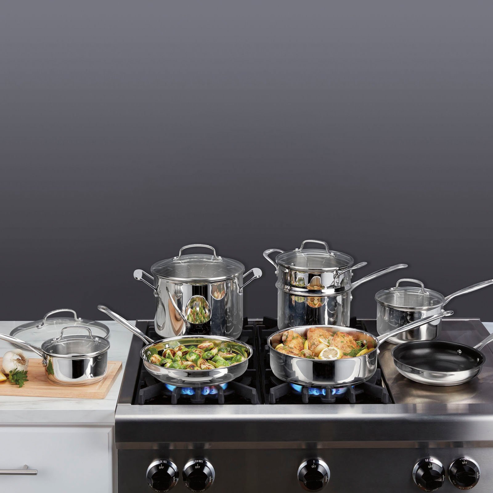 Chef's Classic 13-Piece Cookware Set 77-13 1 Chef's Classic 13-Piece Cookware Set 77-13