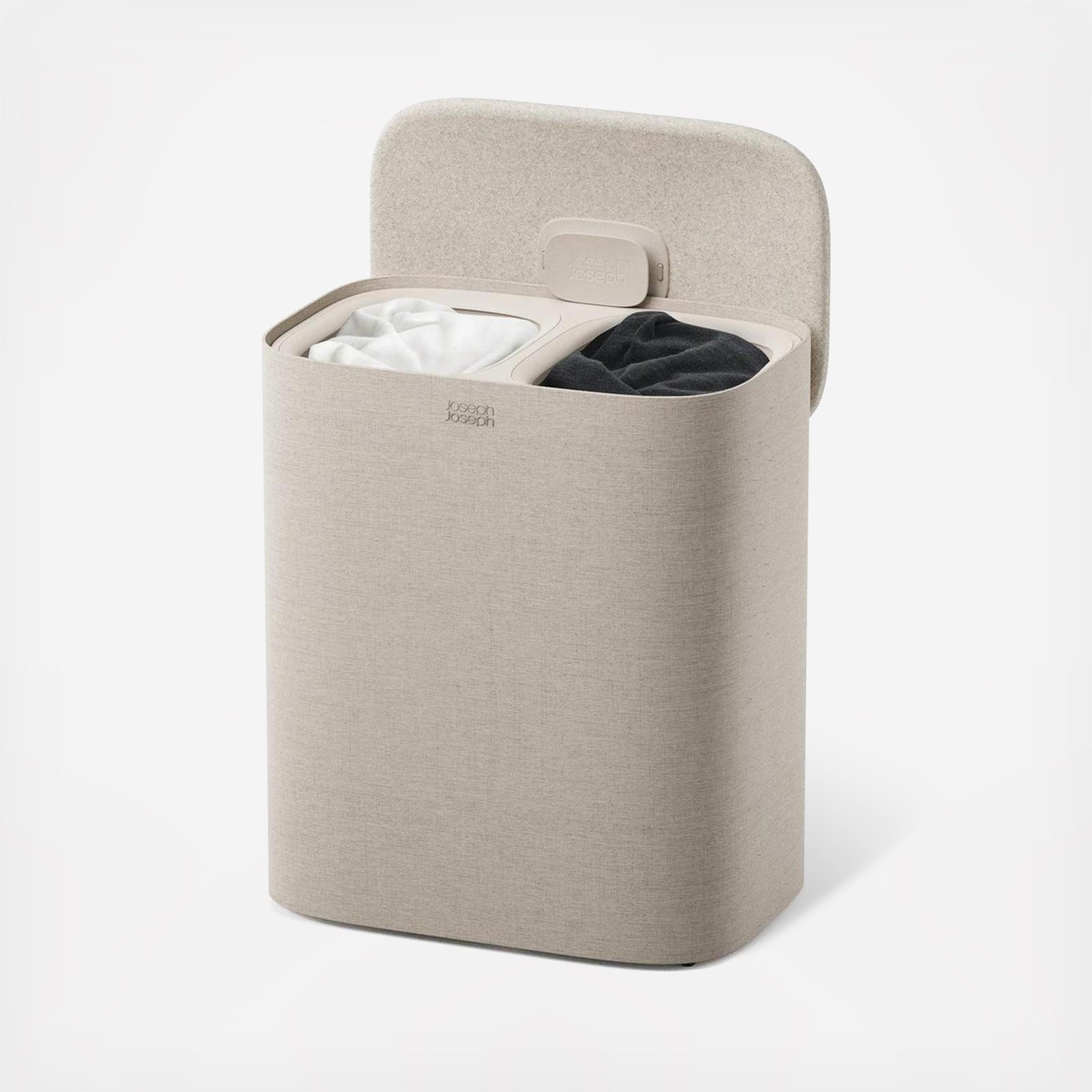 Tota 2 90-Liter 2-Laundry Hamper Separation Basket with Lid 2 Tota 2 90-Liter 2-Laundry Hamper Separation Basket with Lid