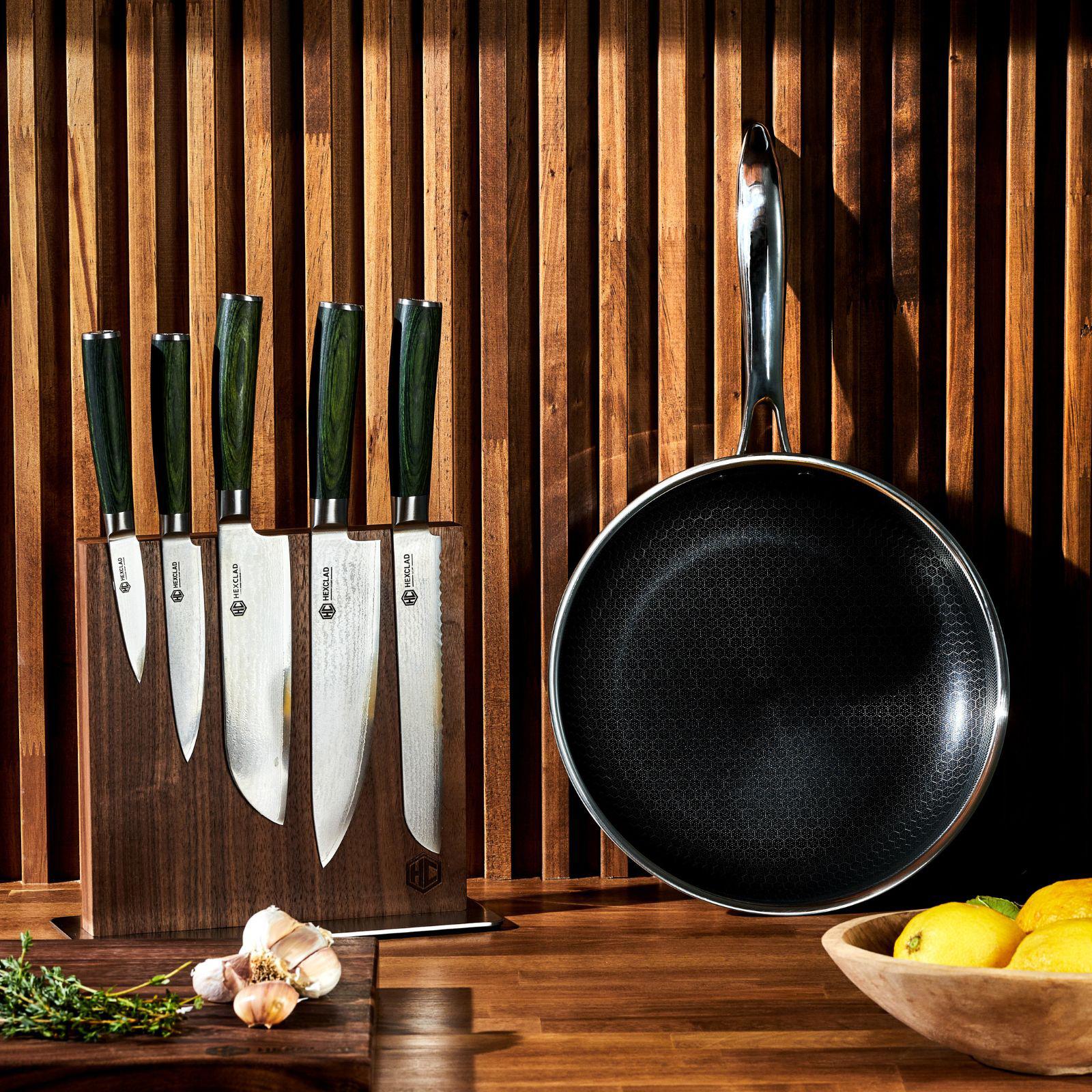 Damascus Stainless Steel 6-Piece Knife Set 4 Damascus Stainless Steel 6-Piece Knife Set