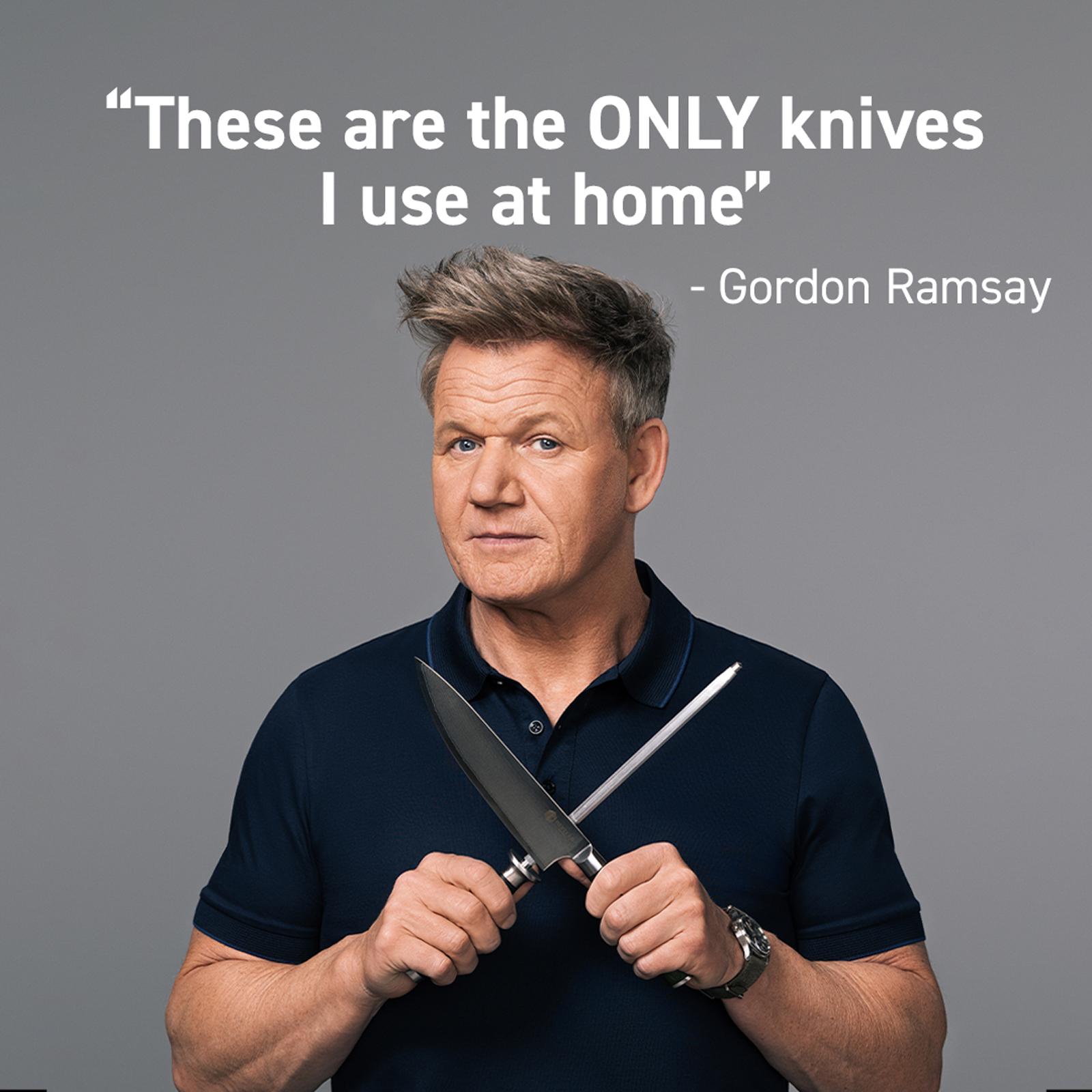 Damascus Stainless Steel 6-Piece Knife Set 7 Damascus Stainless Steel 6-Piece Knife Set