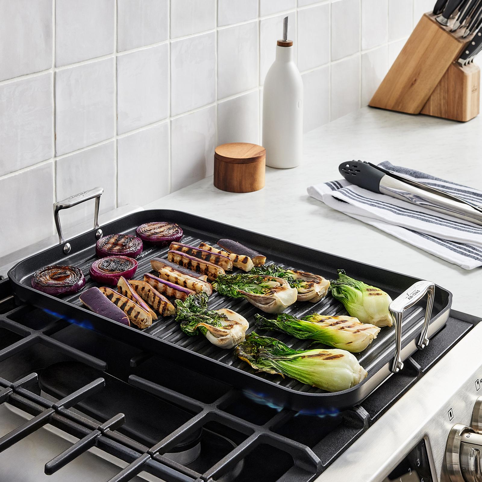 HA1 Expert Hard Anodized Nonstick Double-Burner Griddle 1 HA1 Expert Hard Anodized Nonstick Double-Burner Griddle