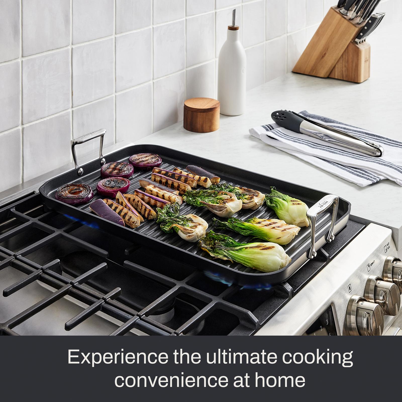 HA1 Expert Hard Anodized Nonstick Double-Burner Griddle 5 HA1 Expert Hard Anodized Nonstick Double-Burner Griddle