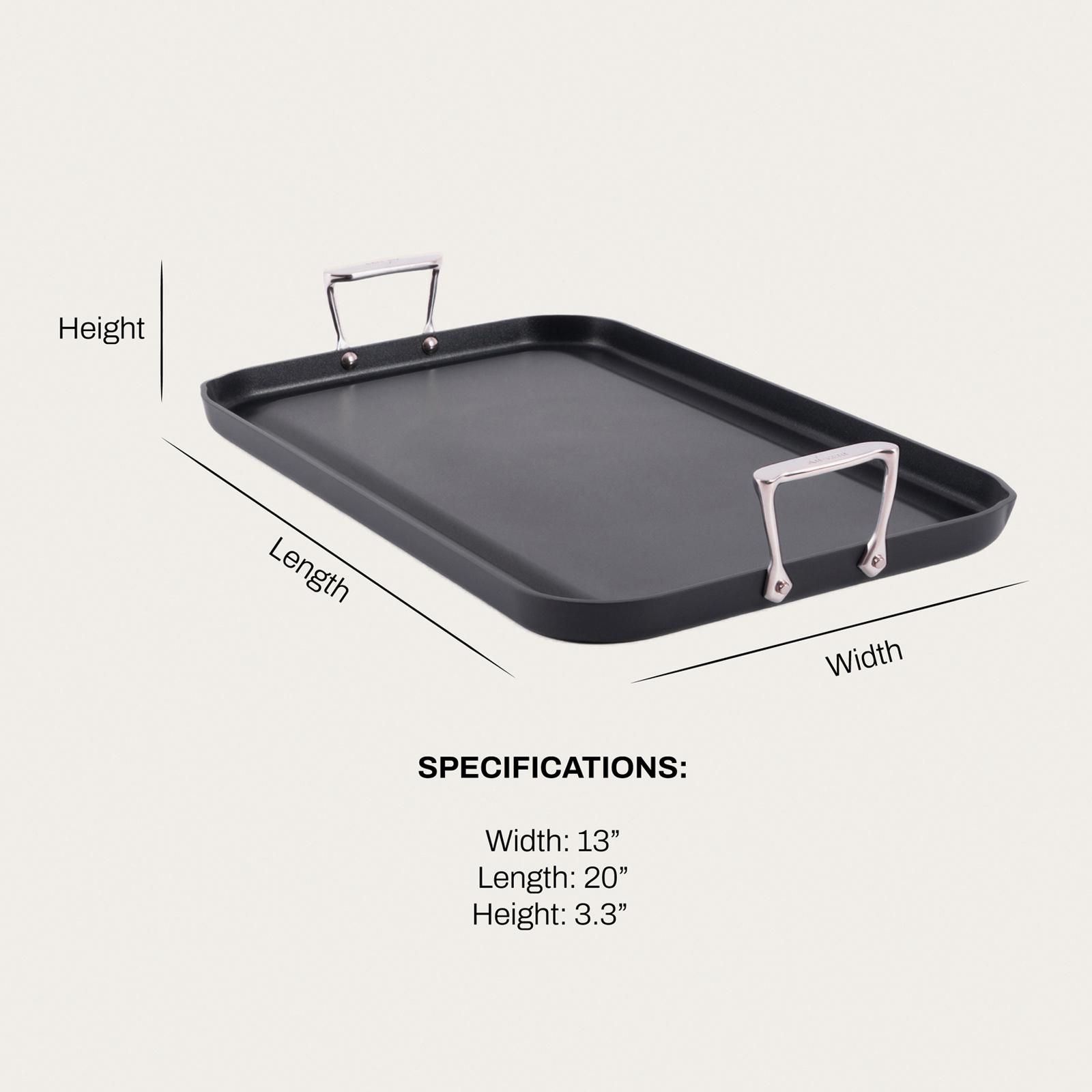 HA1 Expert Hard Anodized Nonstick Double-Burner Griddle 6 HA1 Expert Hard Anodized Nonstick Double-Burner Griddle