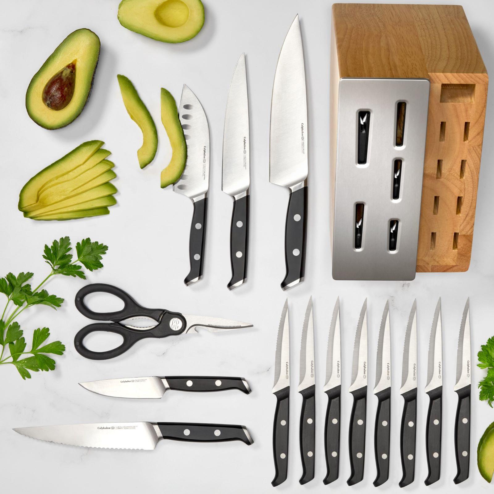 Premier 15-Piece Knife Set with SharpIN Edgetech 5 Premier 15-Piece Knife Set with SharpIN Edgetech