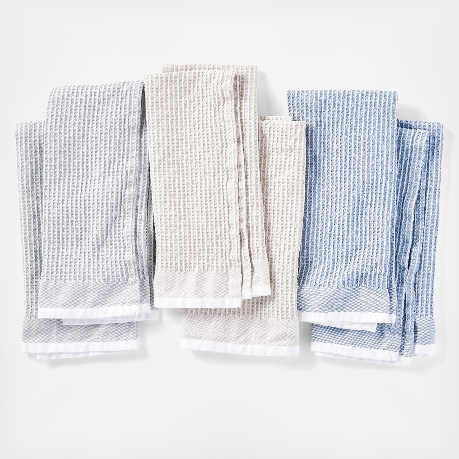 Organic Waffle Kitchen Towel, Set of 6 2 Organic Waffle Kitchen Towel, Set of 6