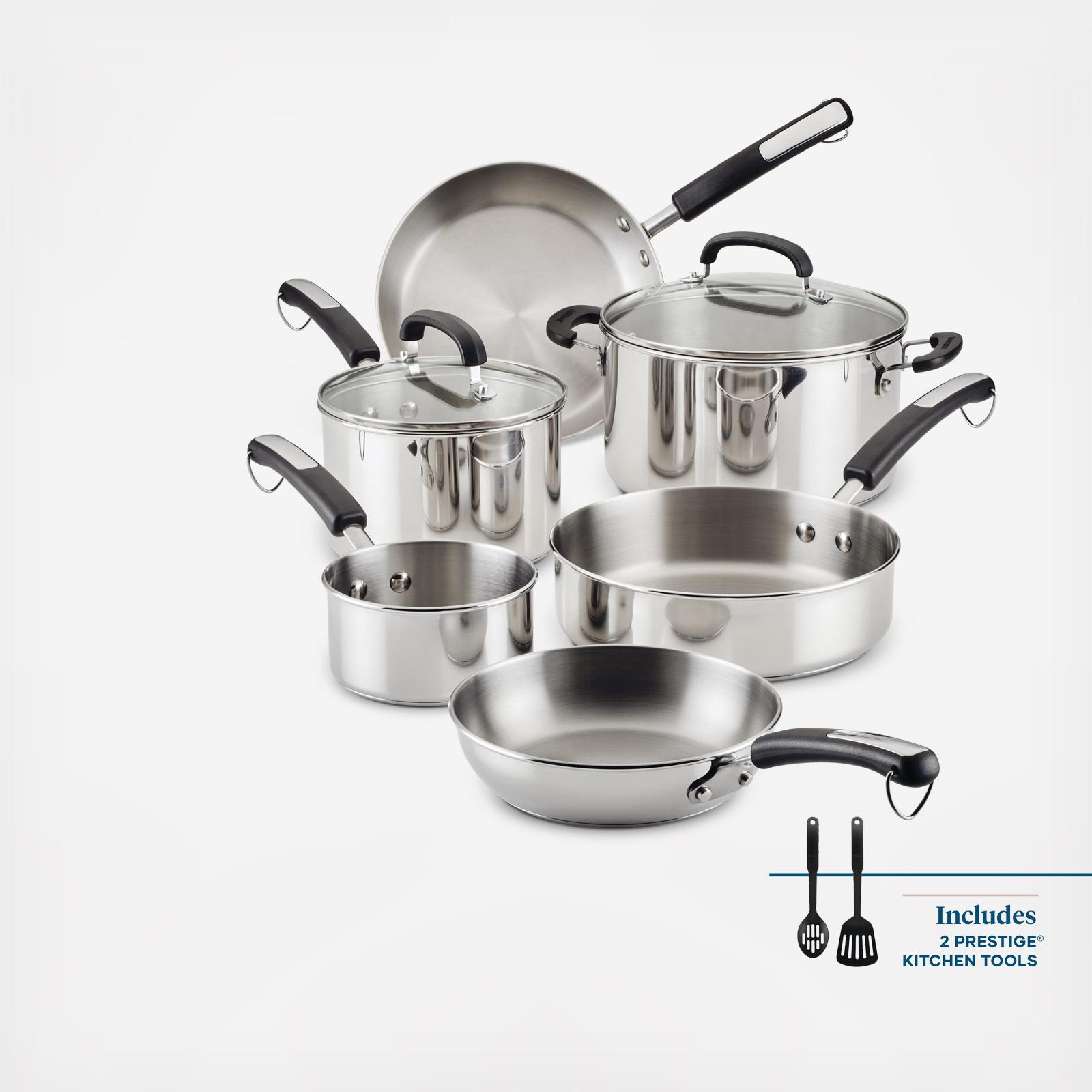 Brilliance 10-Piece Stainless Steel Cookware Set 2 Brilliance 10-Piece Stainless Steel Cookware Set