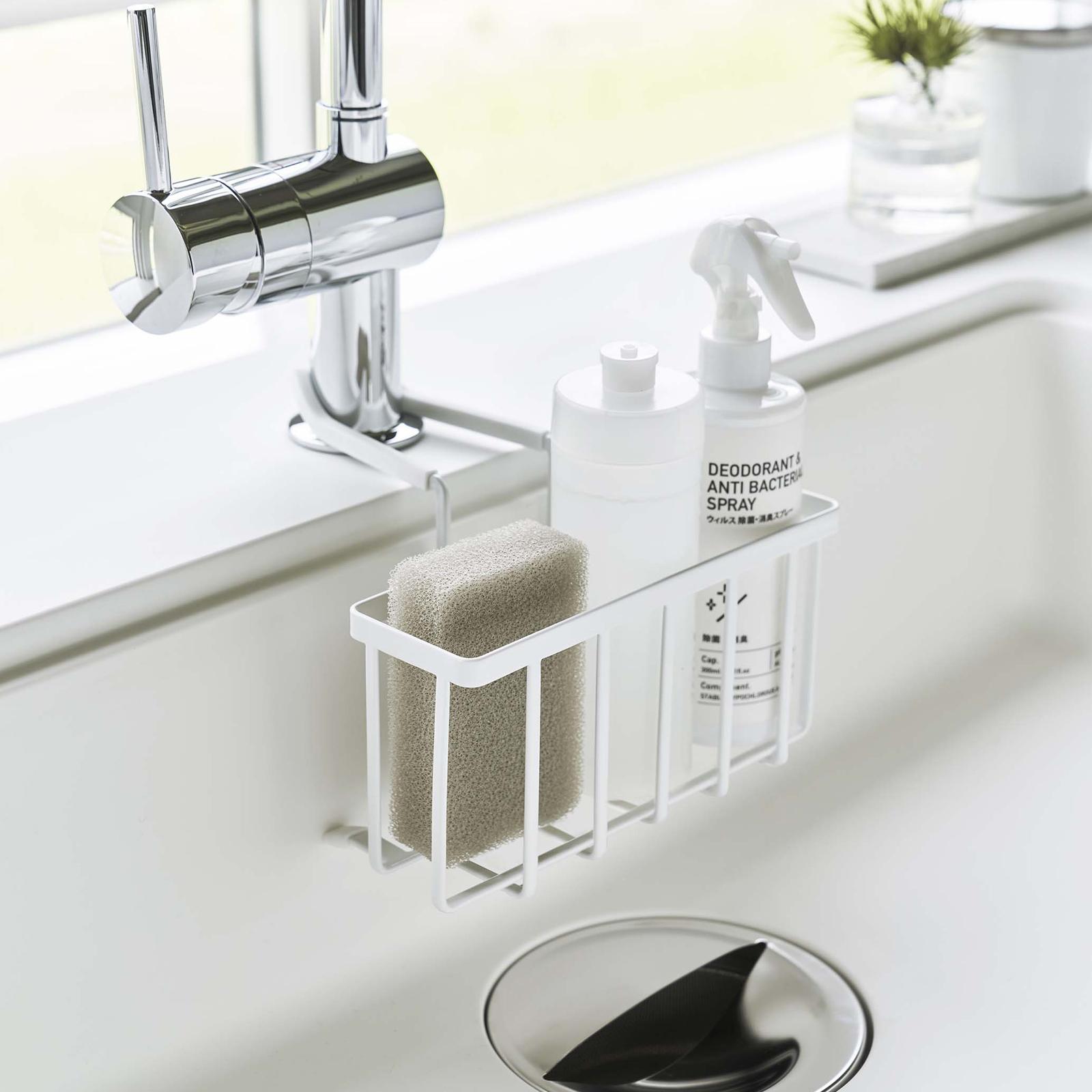 Tower Faucet-Hanging Sponge Caddy 1 Tower Faucet-Hanging Sponge Caddy
