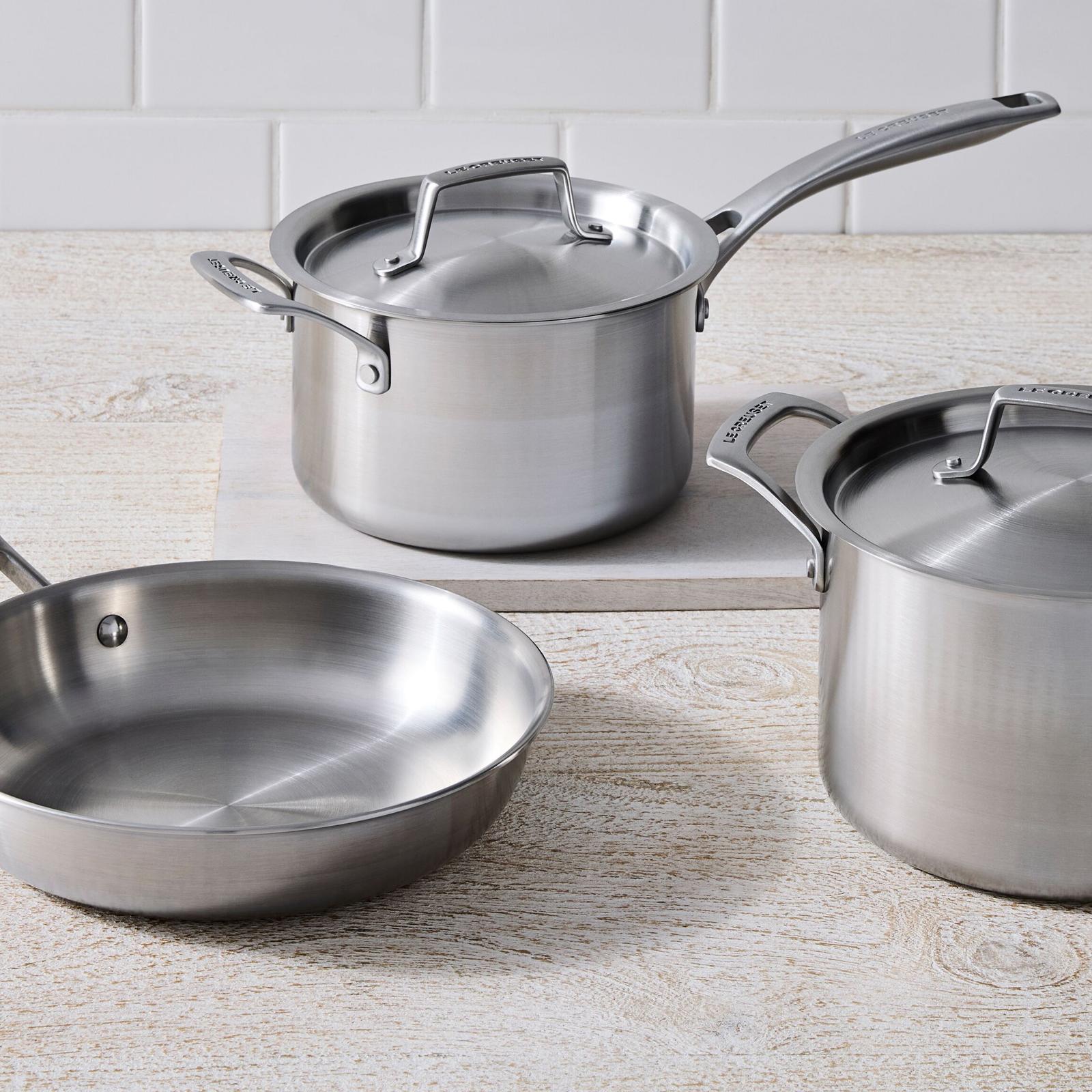 Essential Stainless Steel 5-Piece Cookware Set 2 Essential Stainless Steel 5-Piece Cookware Set