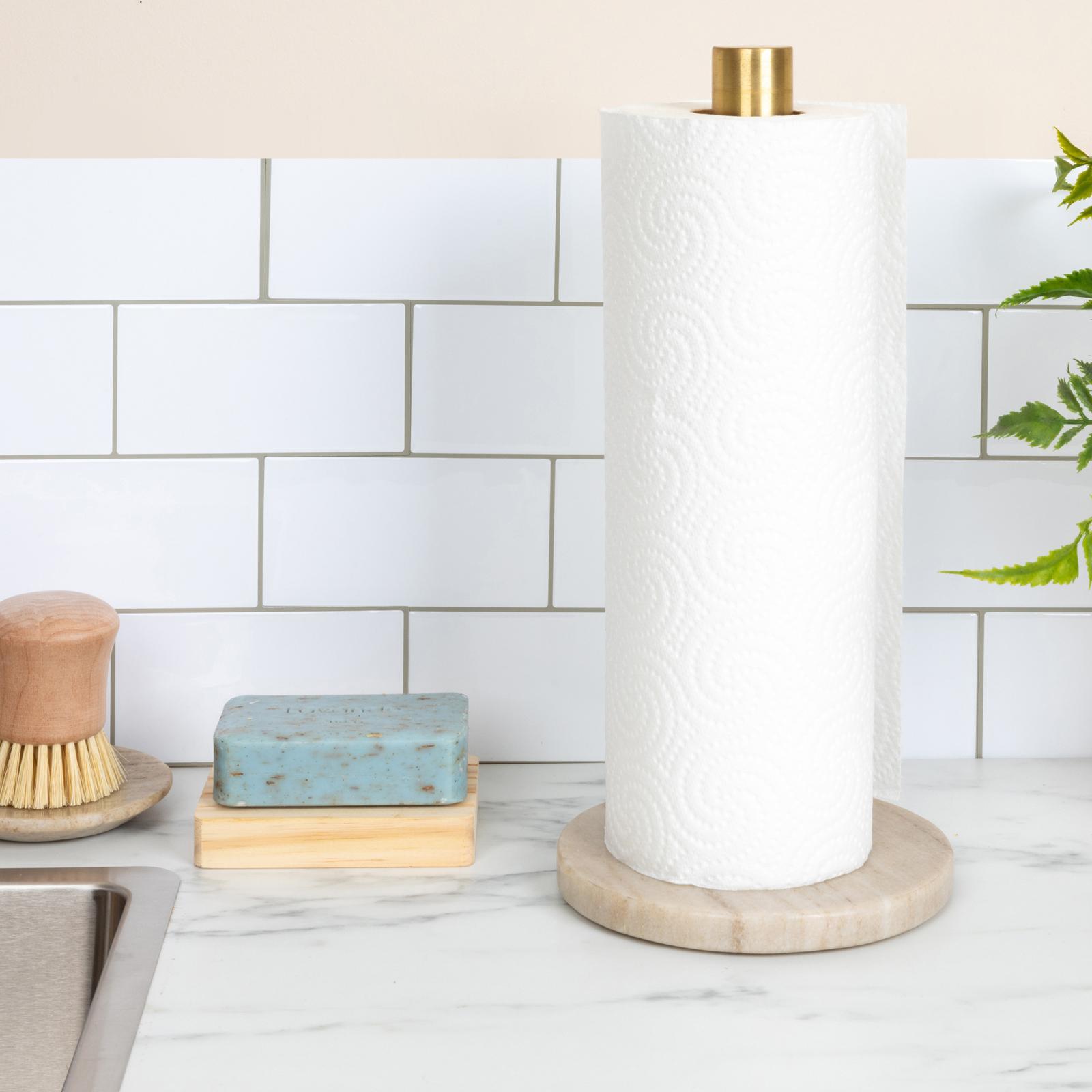Modern Marble Paper Towel Holder 1 Modern Marble Paper Towel Holder