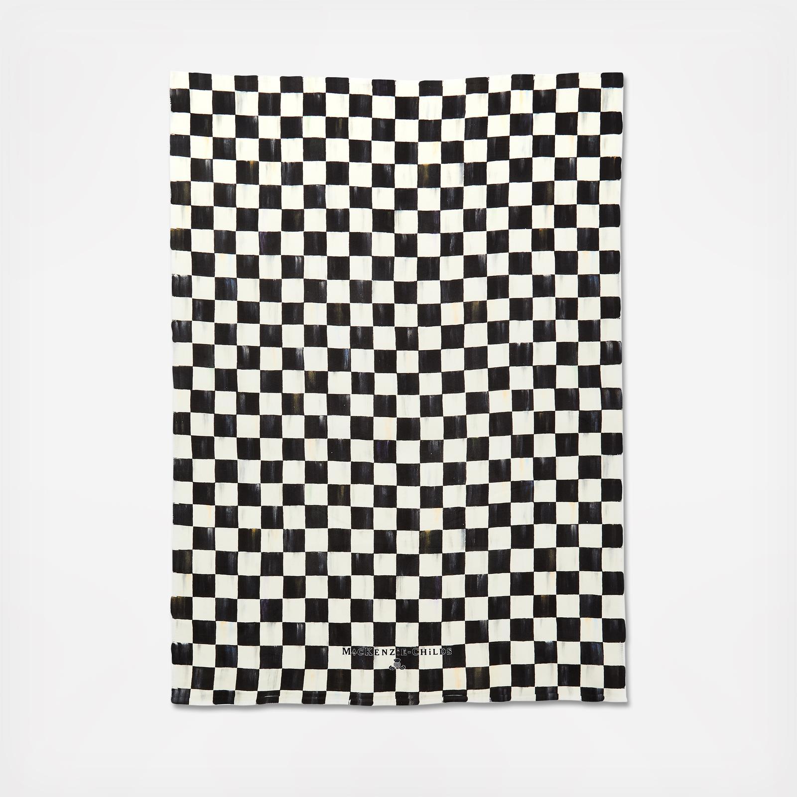 Courtly Check Cotton Dish Towel, Set of 2