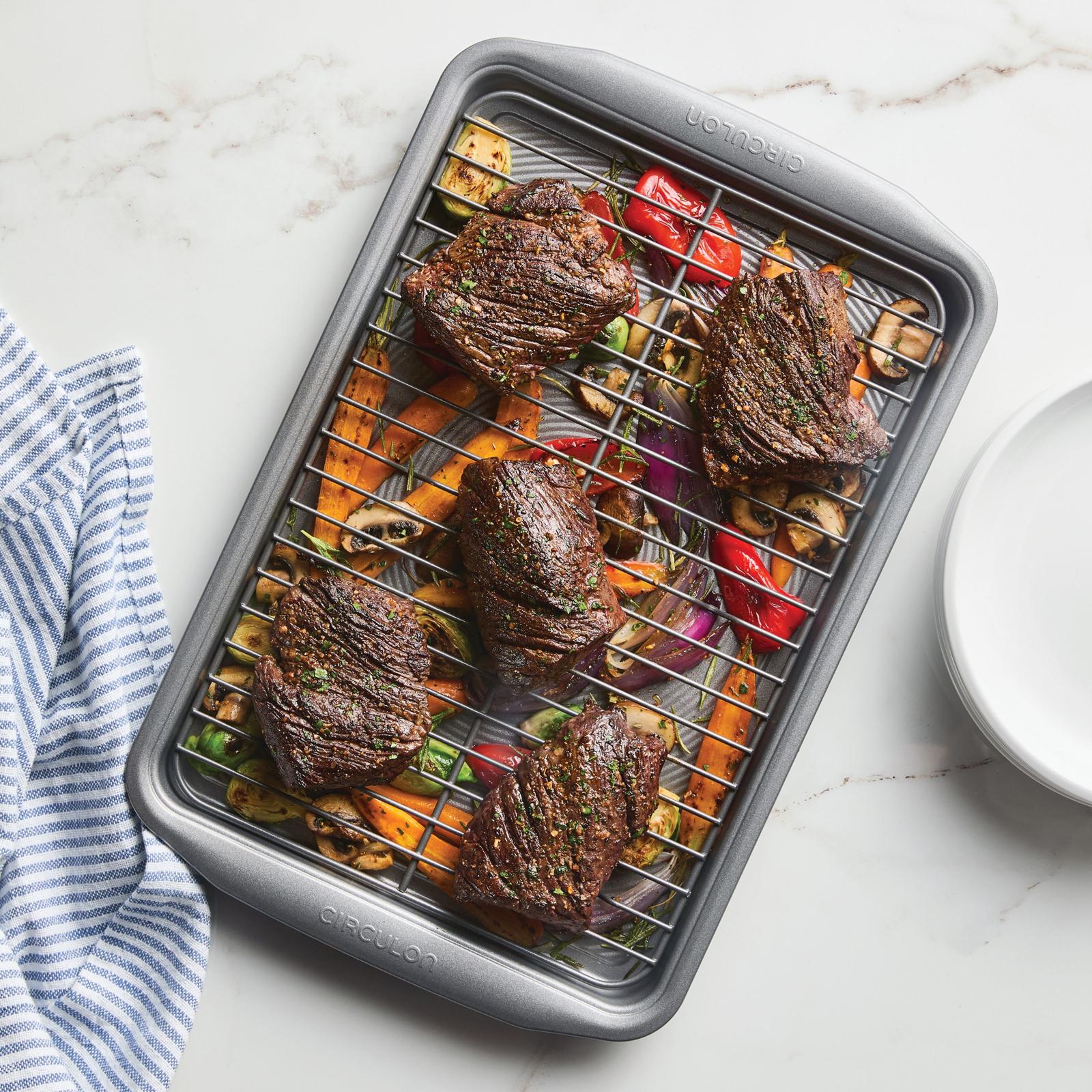 Nonstick 10-Piece Bakeware Set 6 Nonstick 10-Piece Bakeware Set
