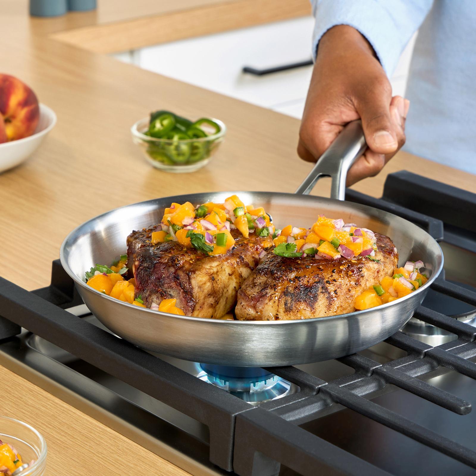 Stainless Steel Fry Pan 6 Stainless Steel Fry Pan