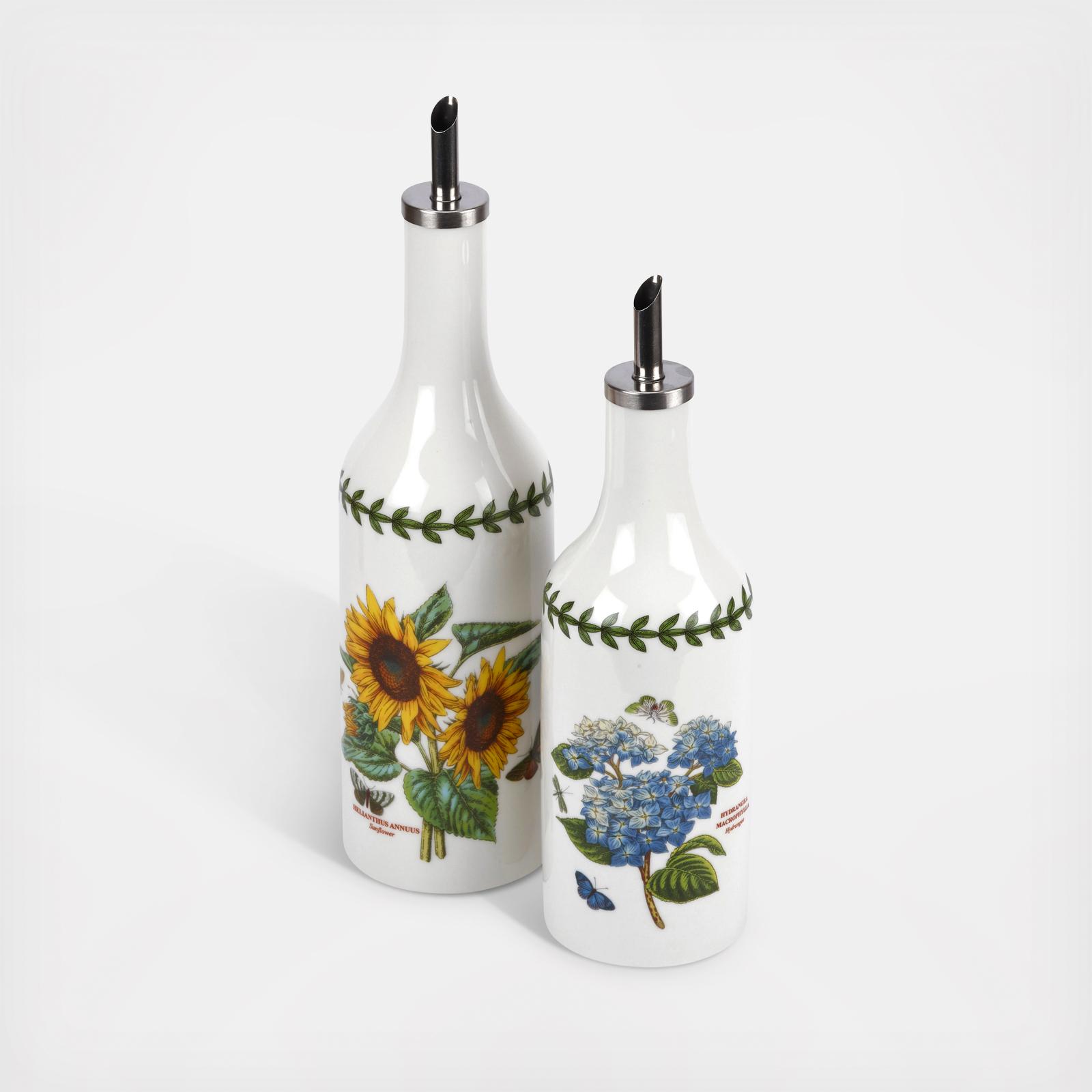 Botanic Garden Oil & Vinegar Drizzler Set 2 Botanic Garden Oil & Vinegar Drizzler Set