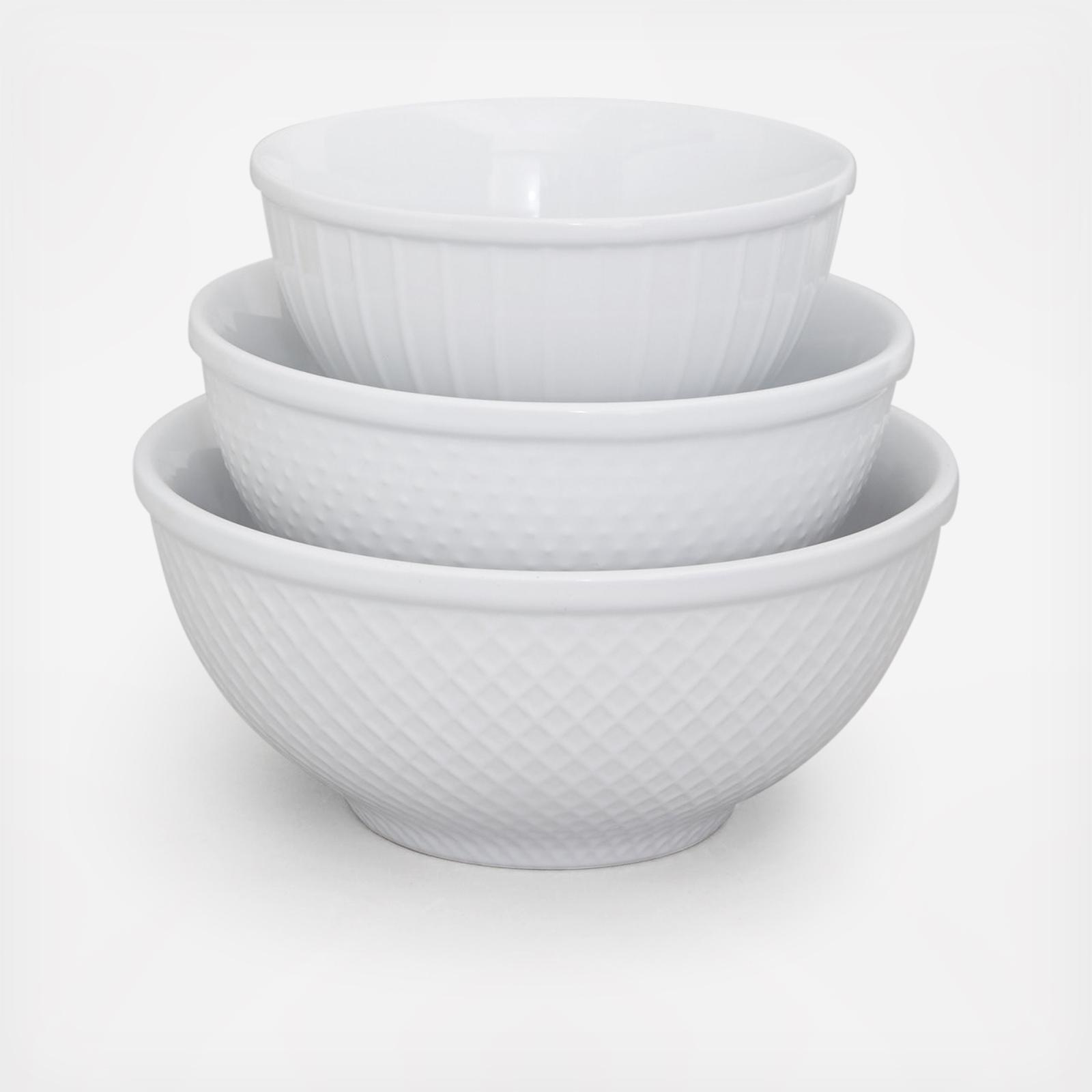 Embossed Mixing Bowl Set 13 Embossed Mixing Bowl Set