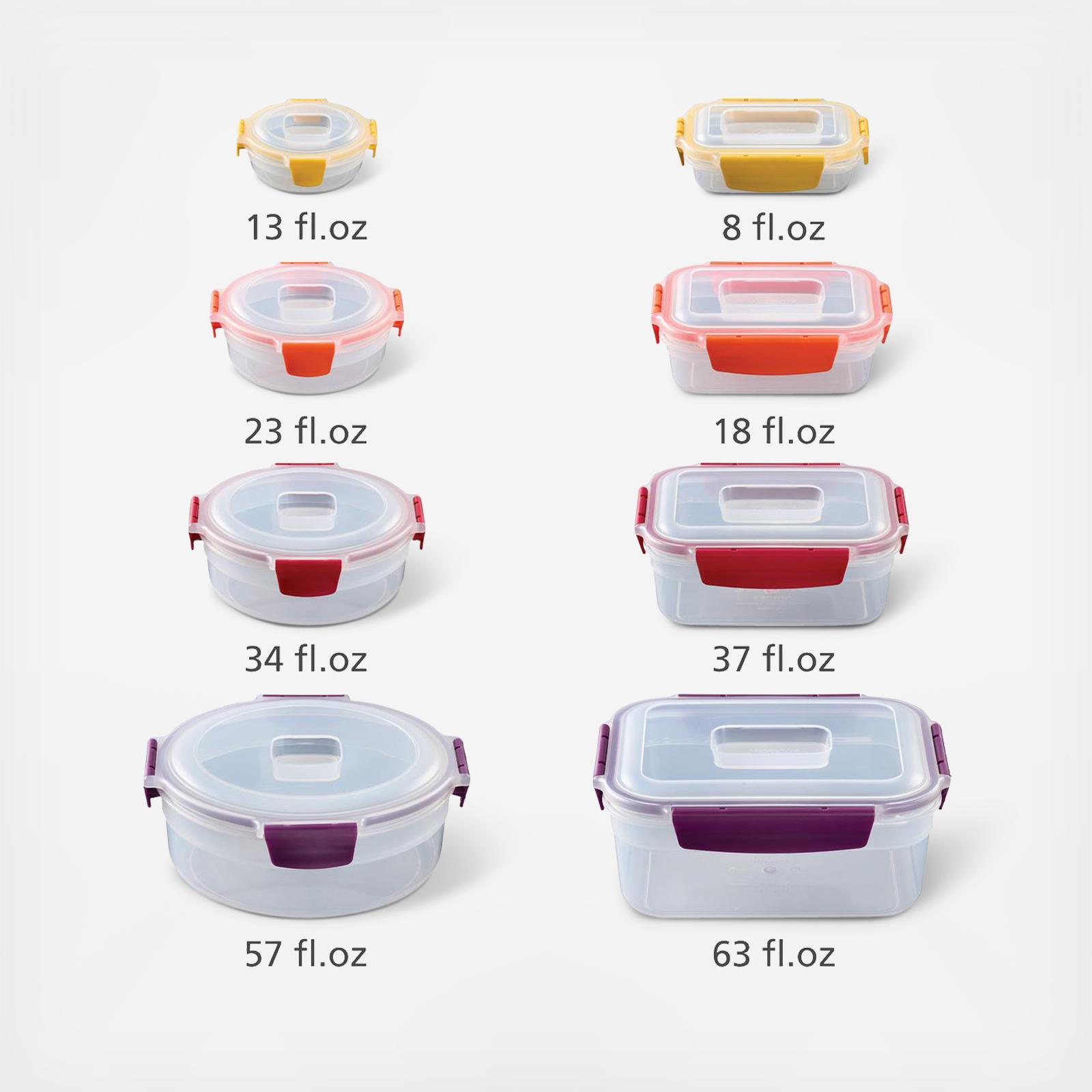 Nest Lock 16-Piece Food Storage Container Set 5 Nest Lock 16-Piece Food Storage Container Set