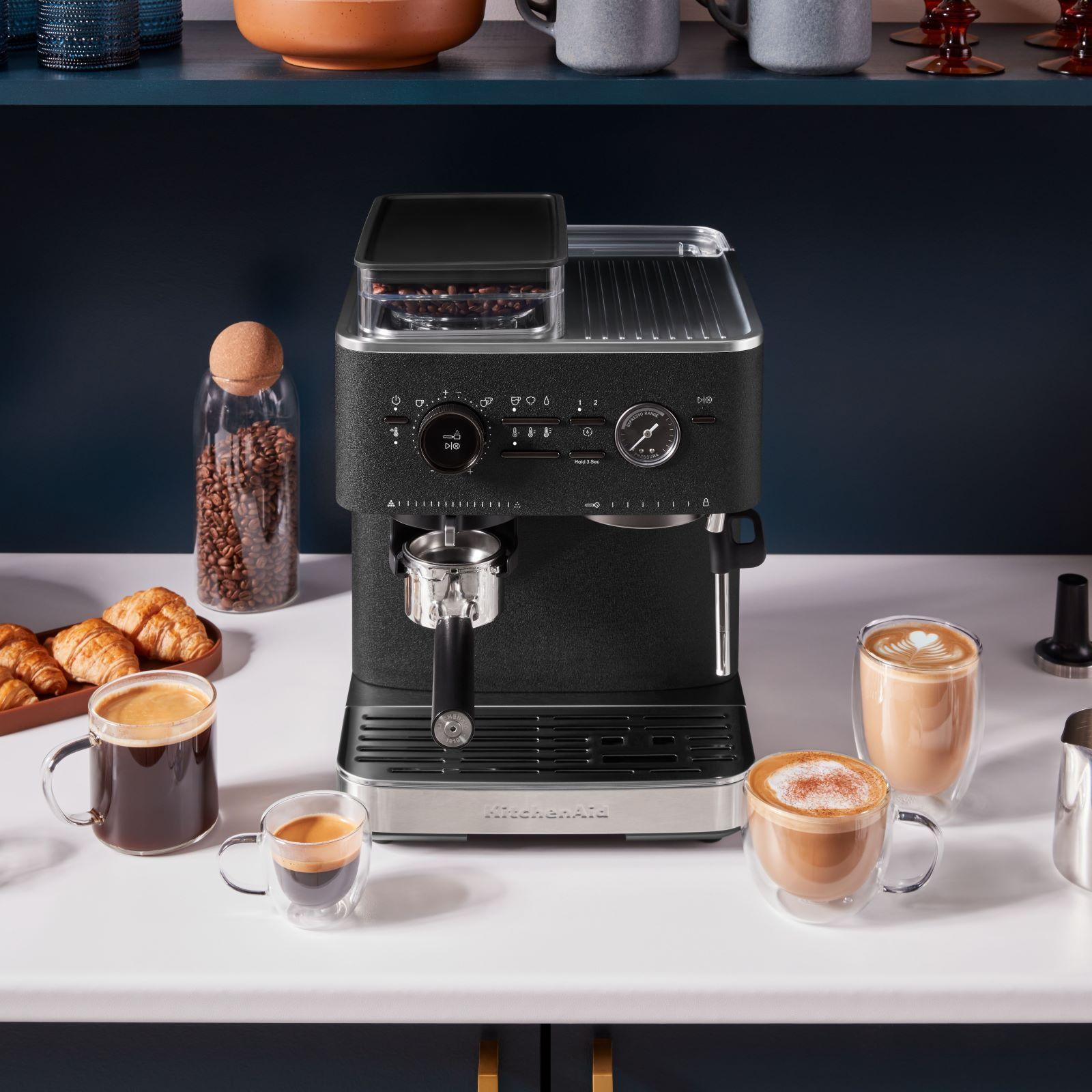 Semi-Automatic Espresso Machine with Burr Grinder 5 Semi-Automatic Espresso Machine with Burr Grinder