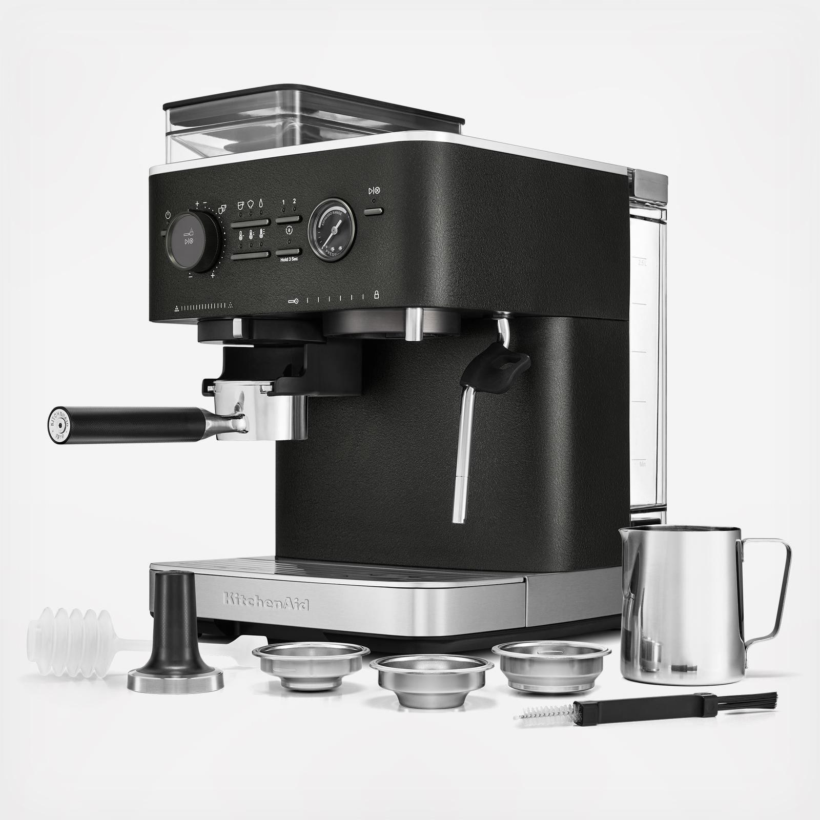 Semi-Automatic Espresso Machine with Burr Grinder 6 Semi-Automatic Espresso Machine with Burr Grinder