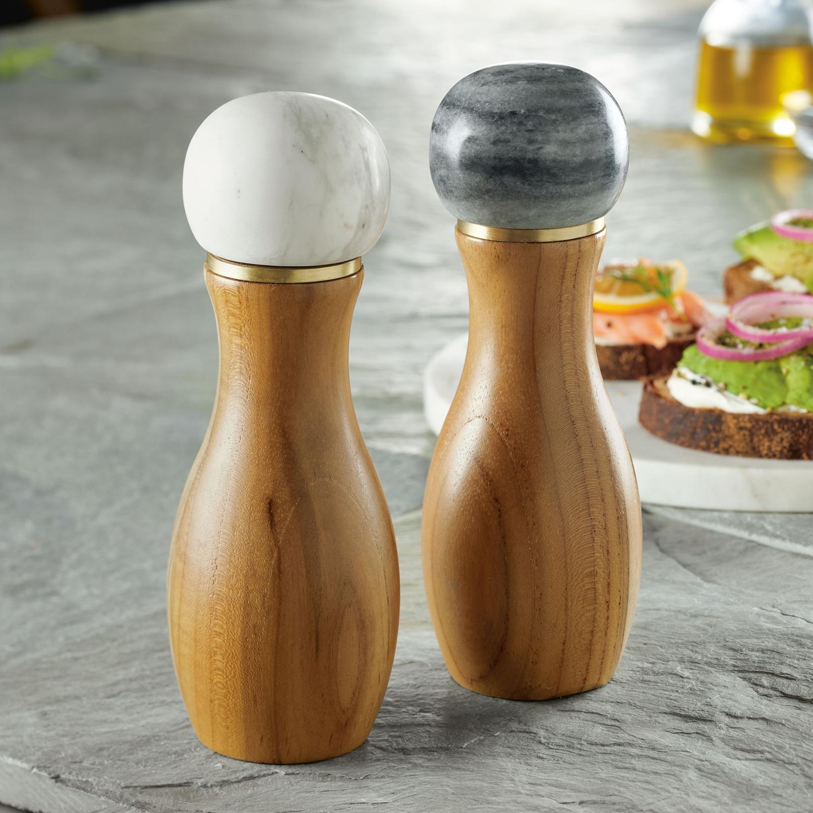 Pantryware Salt & Pepper Grinder Set 10 Pantryware Salt & Pepper Grinder Set
