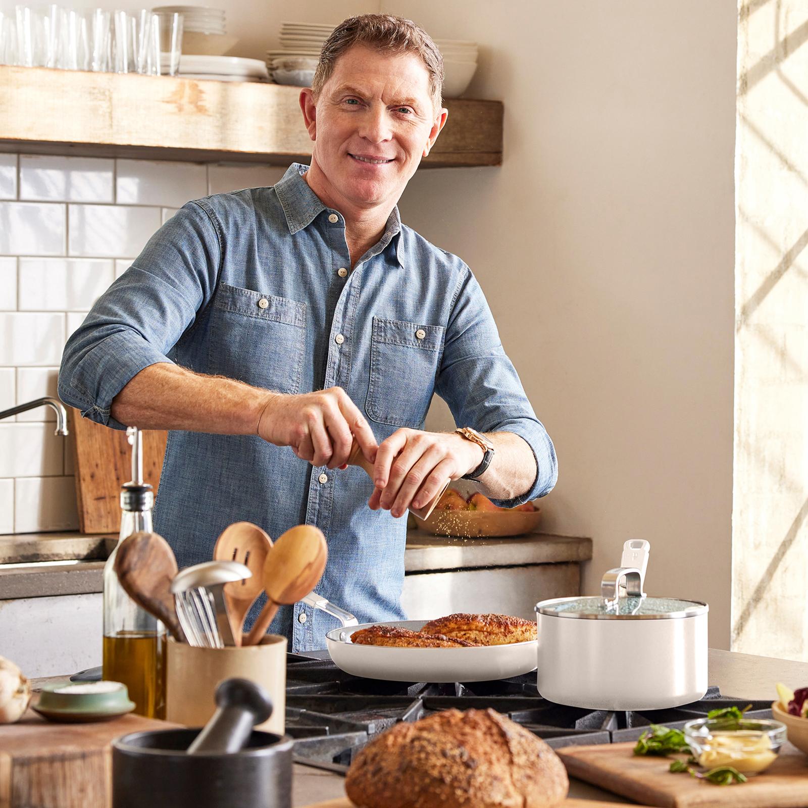 Bobby Flay Professional Ceramic Nonstick 2-Piece Fry Pan Set