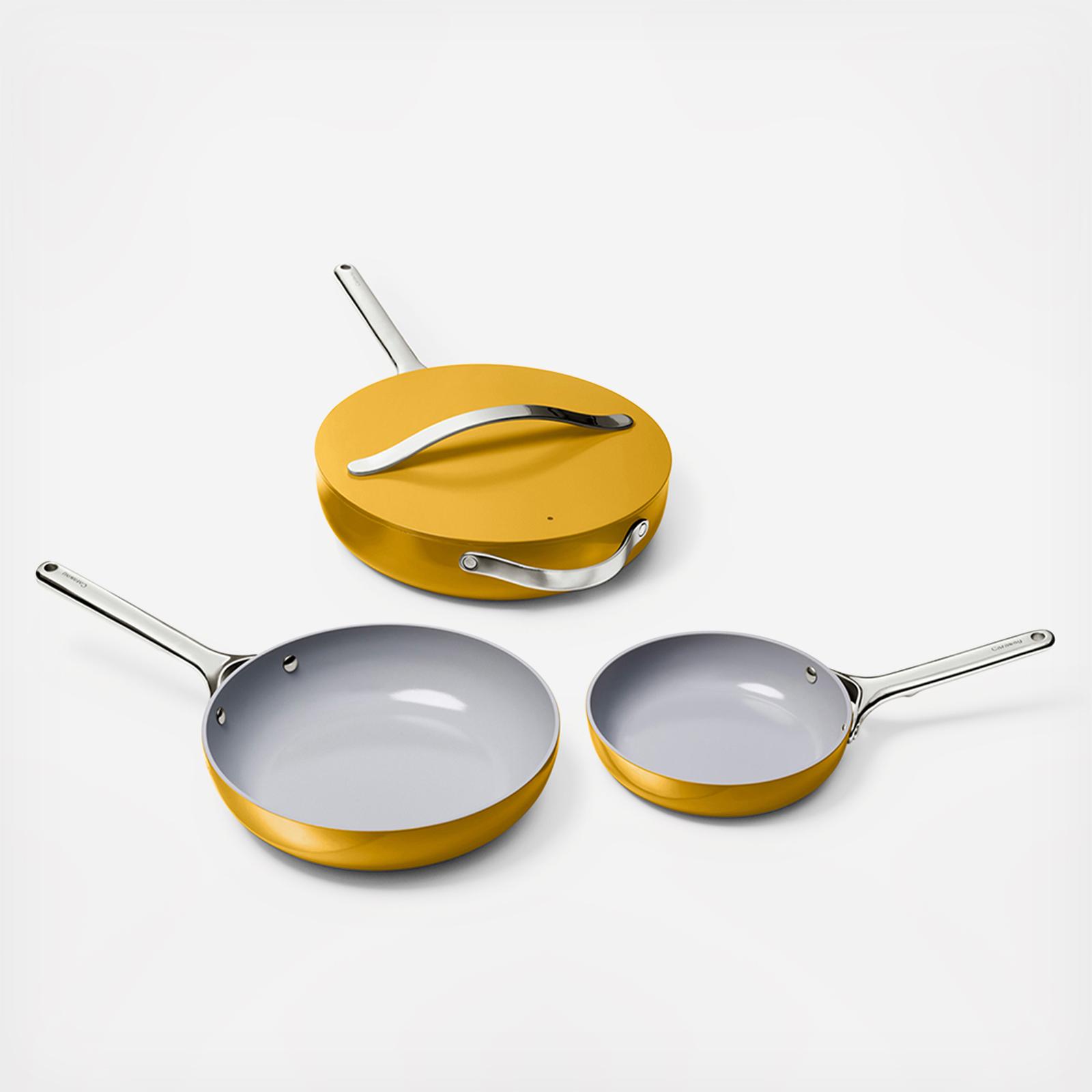 4-Piece Ceramic Non-Stick Fry Pan Set