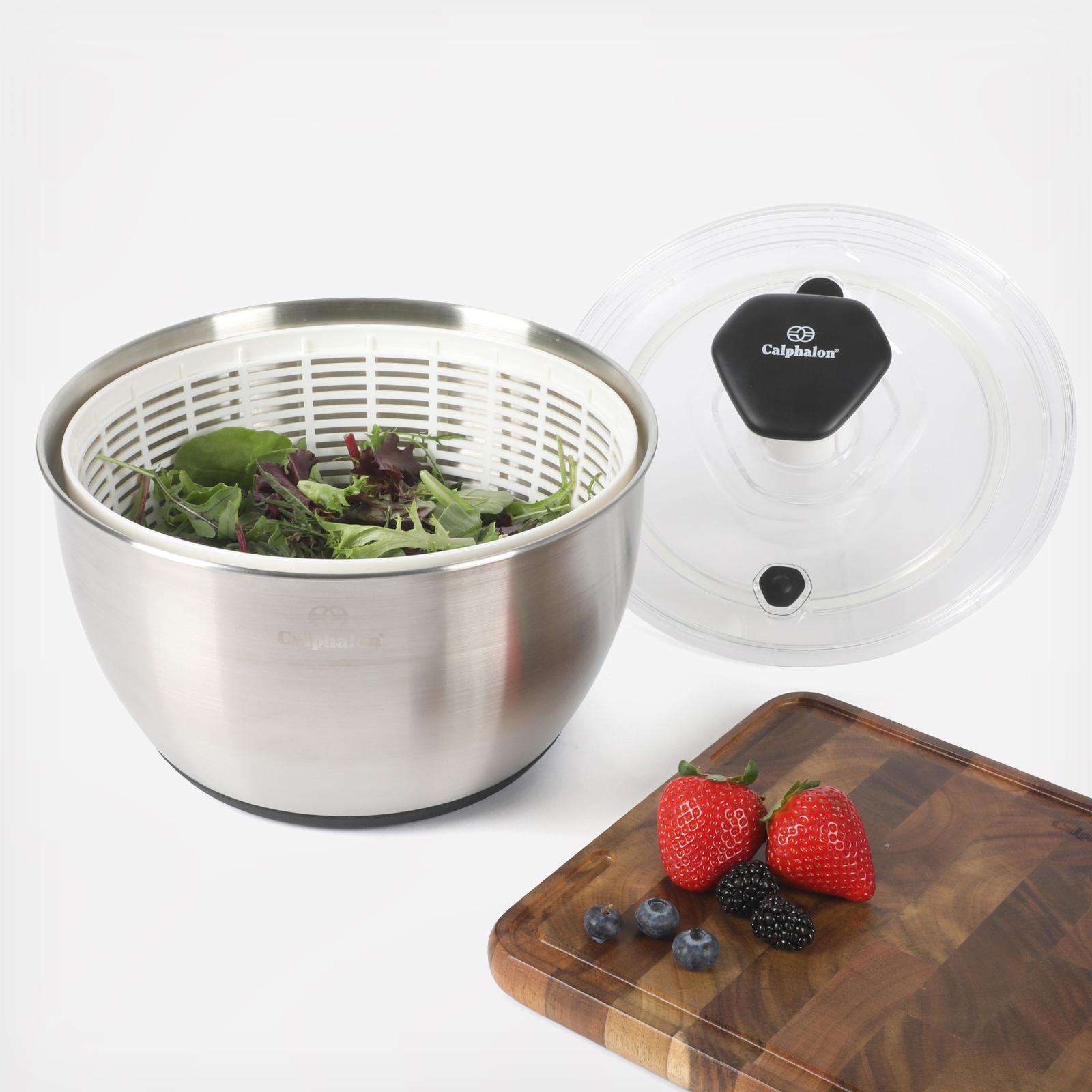 Aero Stainless Steel Salad Spinner 16 Aero Stainless Steel Salad Spinner