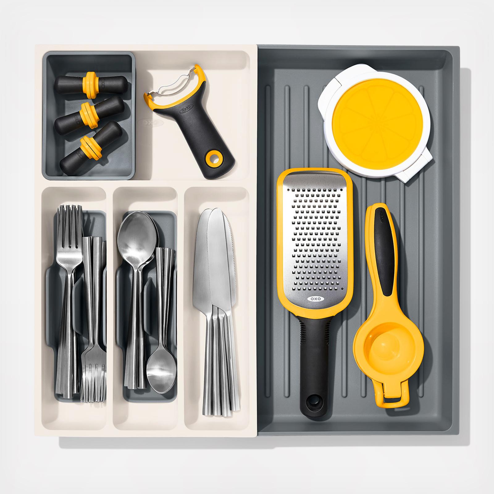 Good Grips Expandable Utensil Drawer Organizer 3 Good Grips Expandable Utensil Drawer Organizer