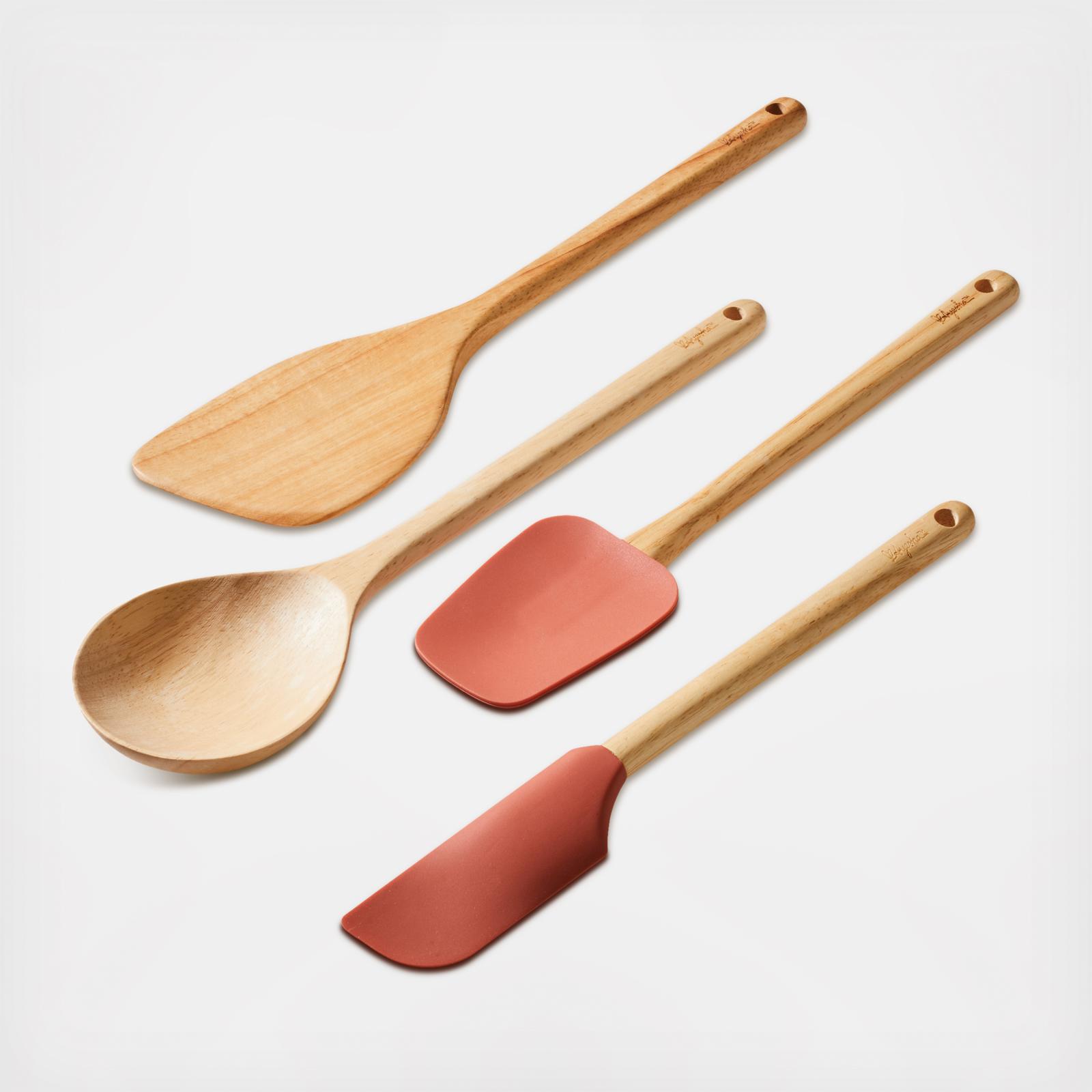 Parawood 4-Piece Cooking Utensil Set 6 Parawood 4-Piece Cooking Utensil Set