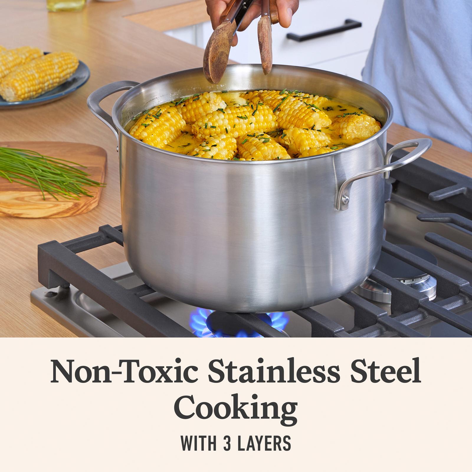 Stainless Steel Stock Pot with Lid 3 Stainless Steel Stock Pot with Lid