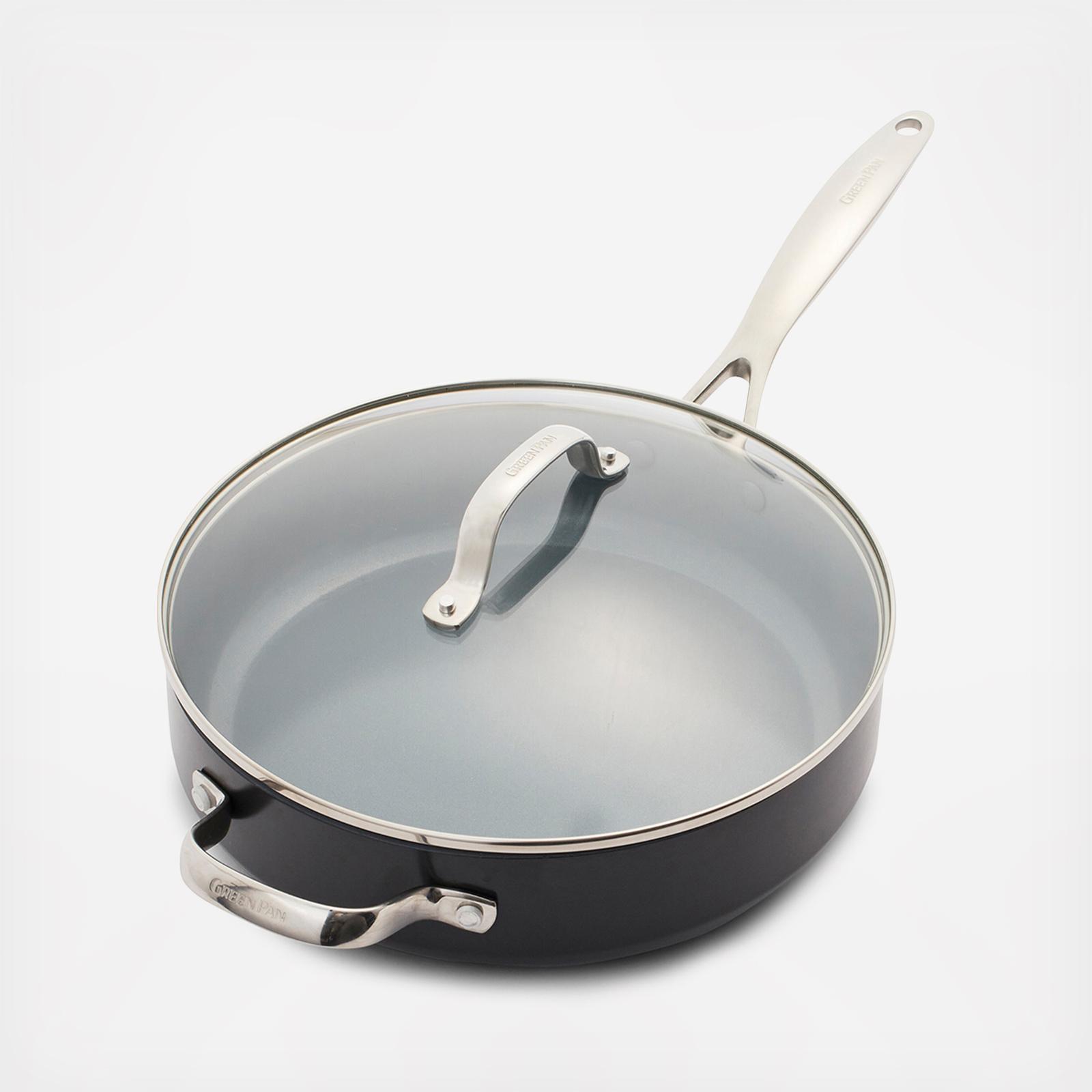 Valencia Pro Ceramic Non-Stick Covered Saute Pan with Handles 4 Valencia Pro Ceramic Non-Stick Covered Saute Pan with Handles