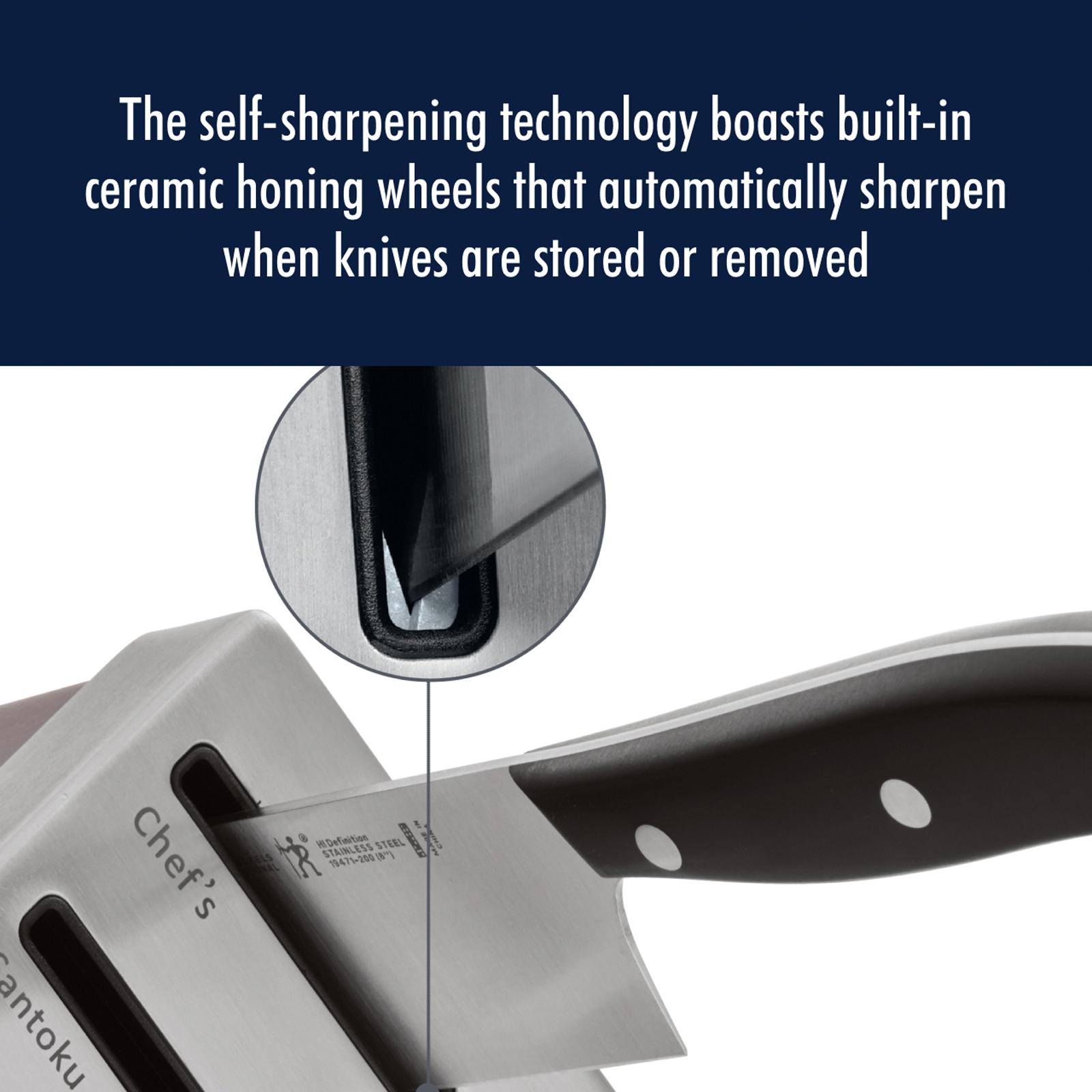 Statement 7-Piece Self-Sharpening Knife Block Set 4 Statement 7-Piece Self-Sharpening Knife Block Set
