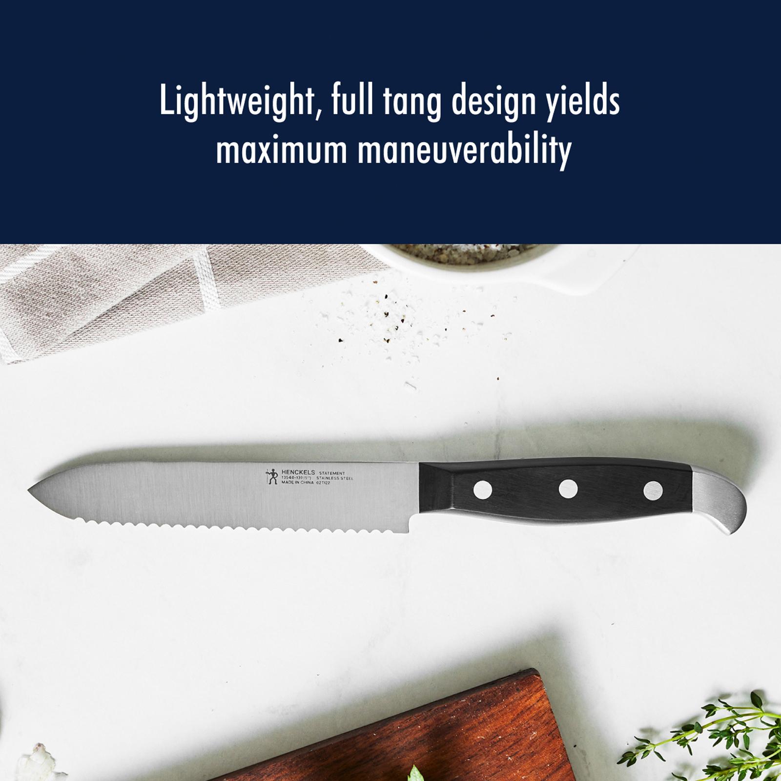 Statement 7-Piece Self-Sharpening Knife Block Set 6 Statement 7-Piece Self-Sharpening Knife Block Set