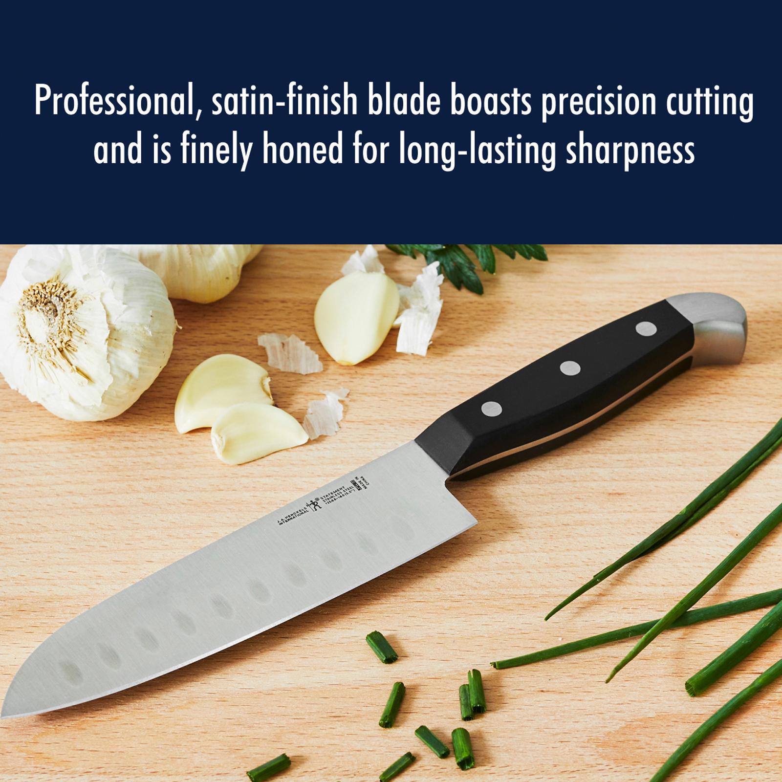 Statement 7-Piece Self-Sharpening Knife Block Set 7 Statement 7-Piece Self-Sharpening Knife Block Set