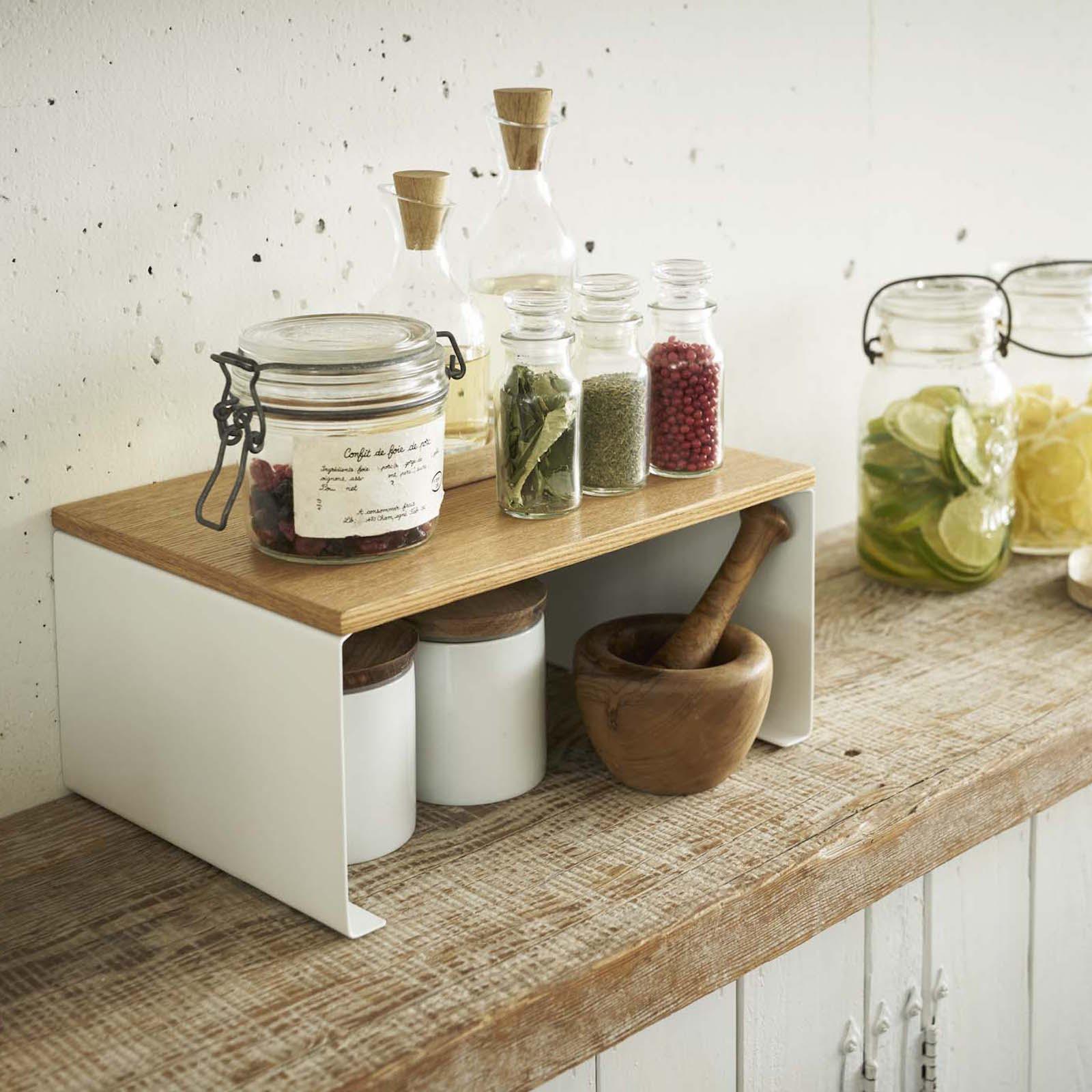 Tosca Wood-Top Stackable Kitchen Rack 11 Tosca Wood-Top Stackable Kitchen Rack