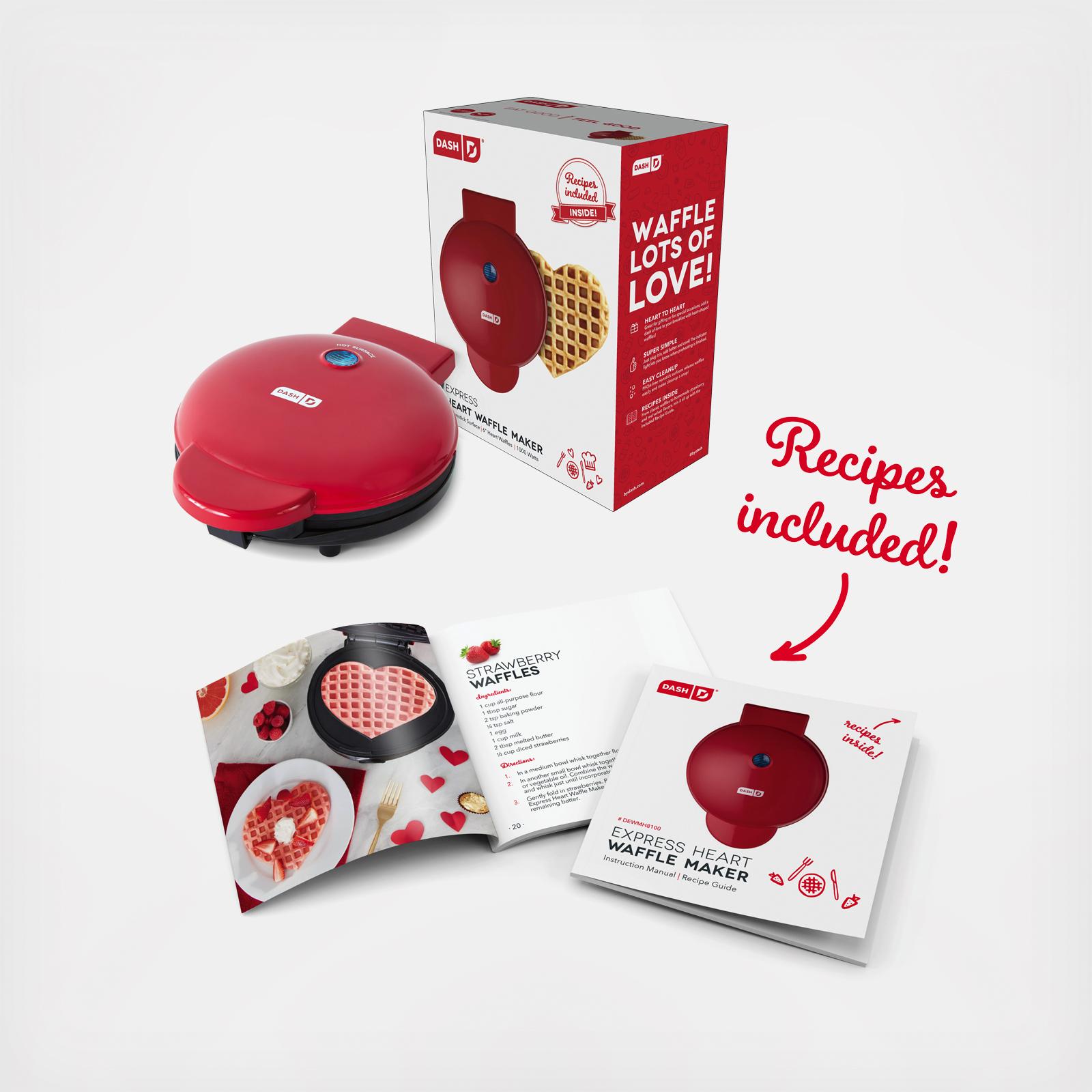 Express Heart Waffle Maker 6 Express Heart Waffle Maker