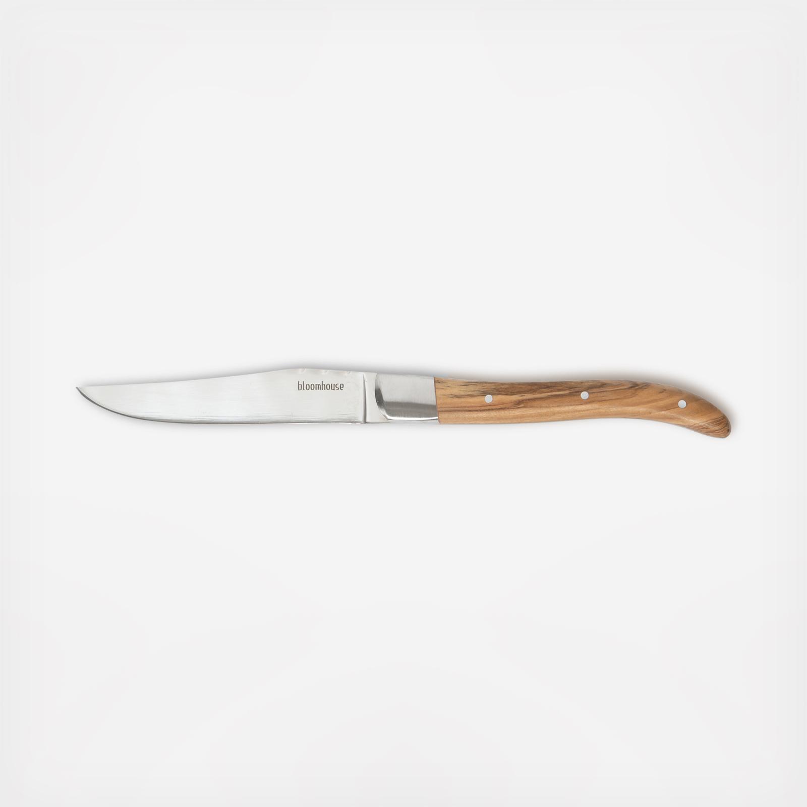German Stainless Steel Steak Knives, Set of 4 4 German Stainless Steel Steak Knives, Set of 4