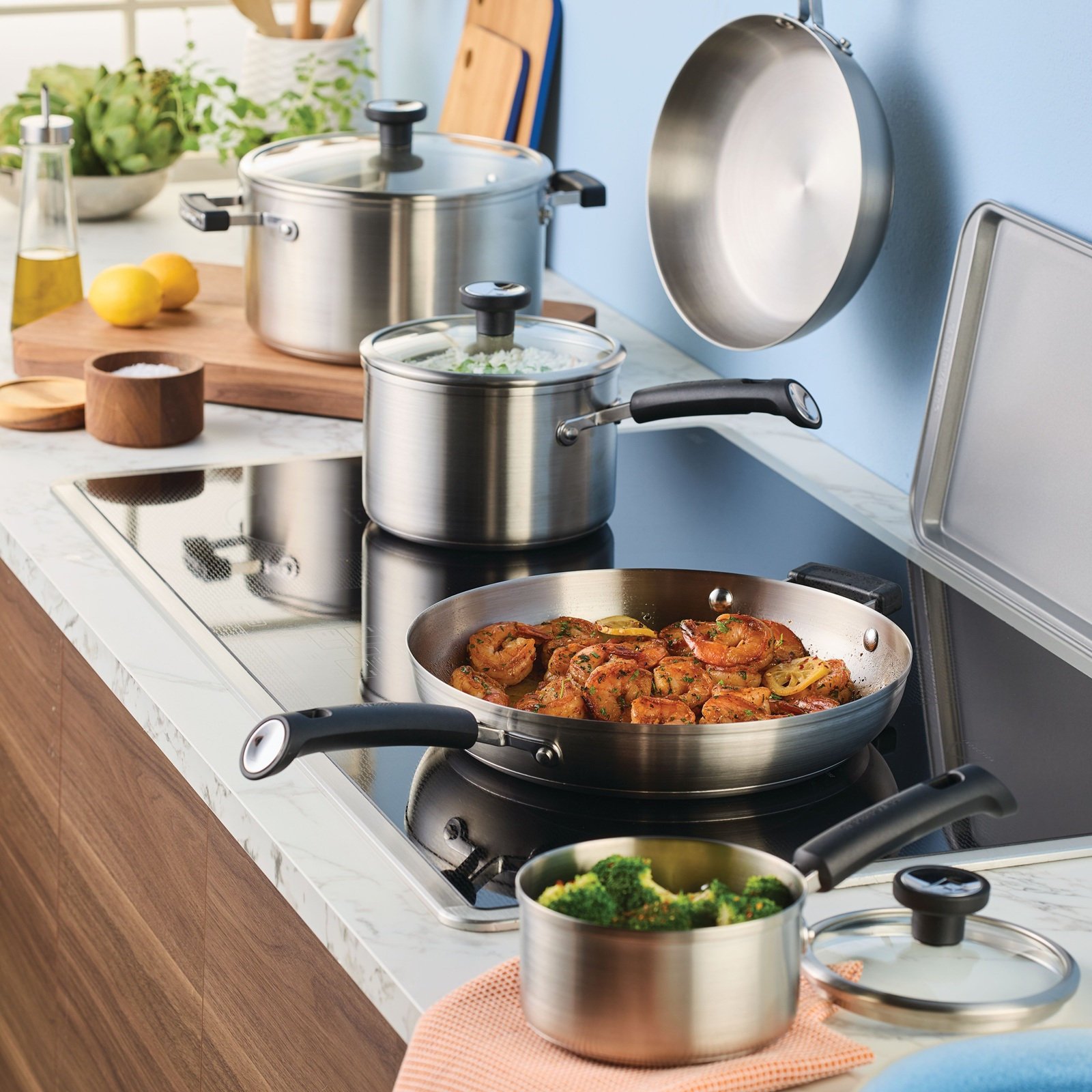 TrueCook Stainless Steel Induction 12-Piece Cookware Set 2 TrueCook Stainless Steel Induction 12-Piece Cookware Set