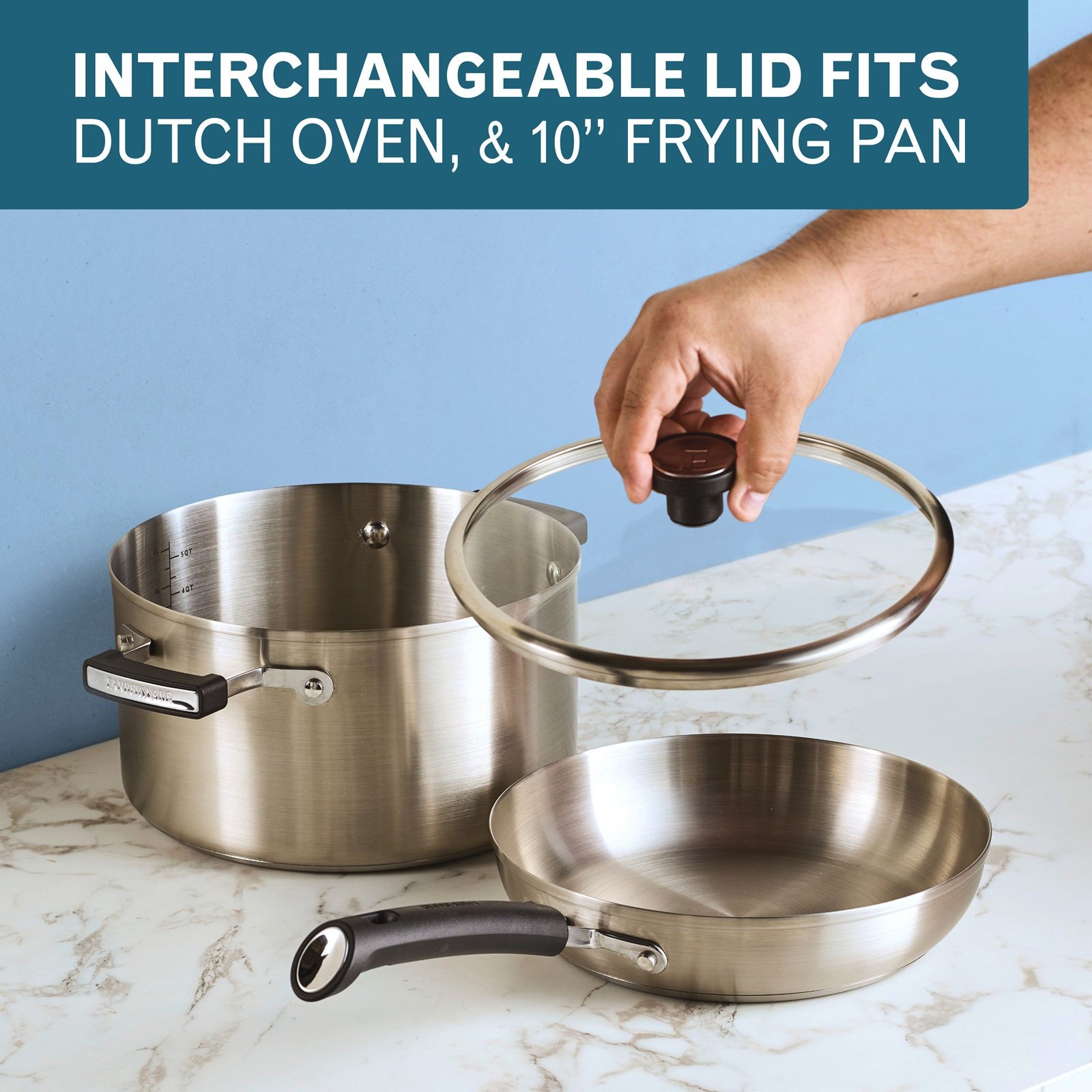 TrueCook Stainless Steel Induction 12-Piece Cookware Set 6 TrueCook Stainless Steel Induction 12-Piece Cookware Set