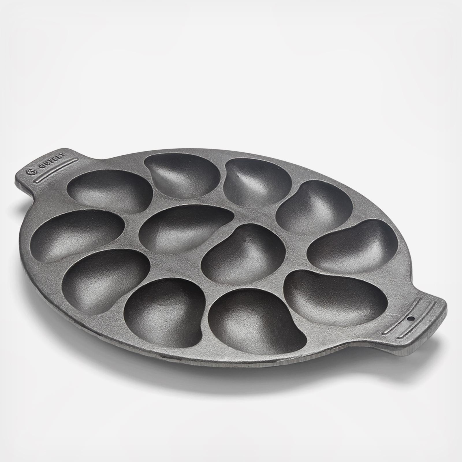 Cast Iron 12-Oyster Grill Pan 3 Cast Iron 12-Oyster Grill Pan