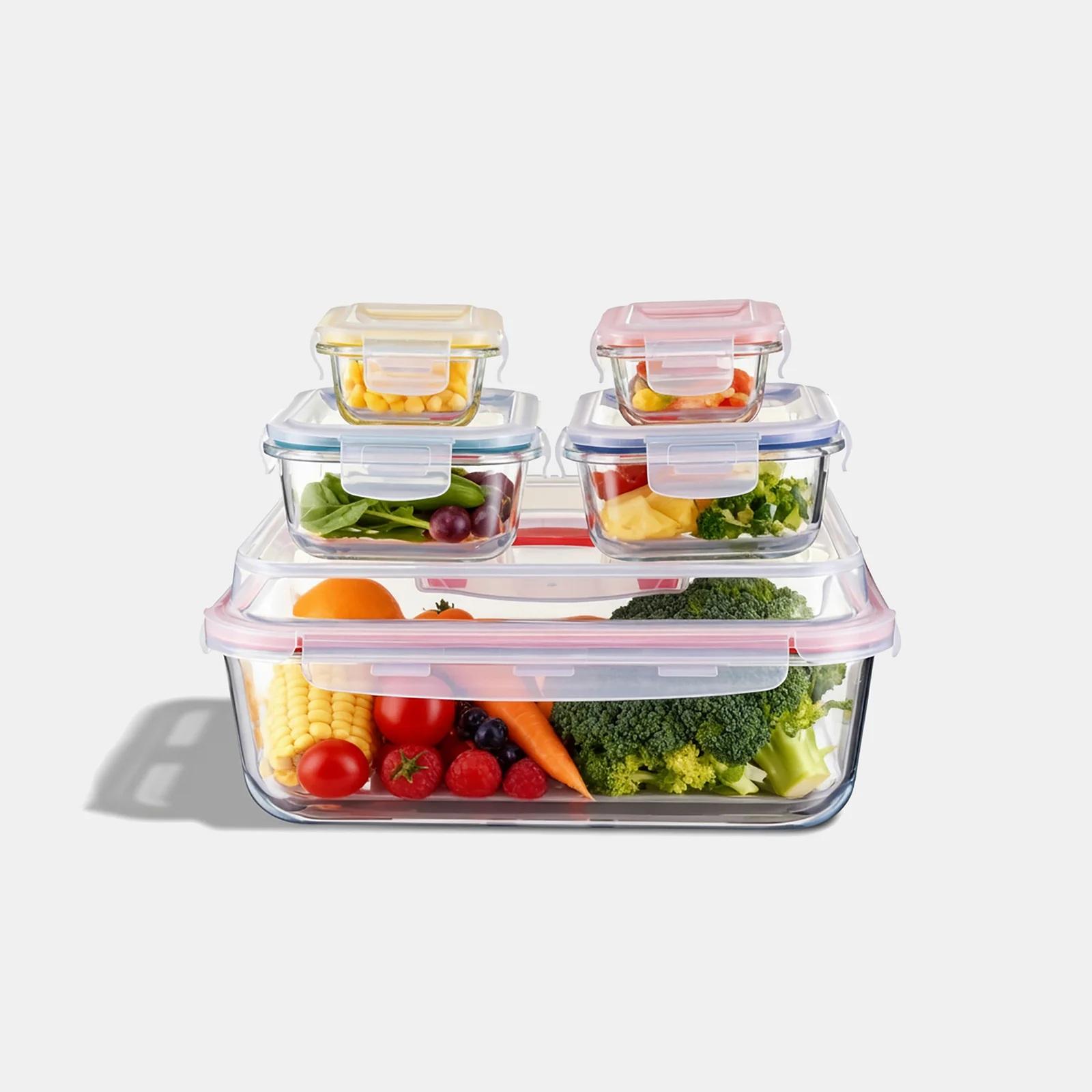 10-Piece Bake & Carry Glass Set with Lid