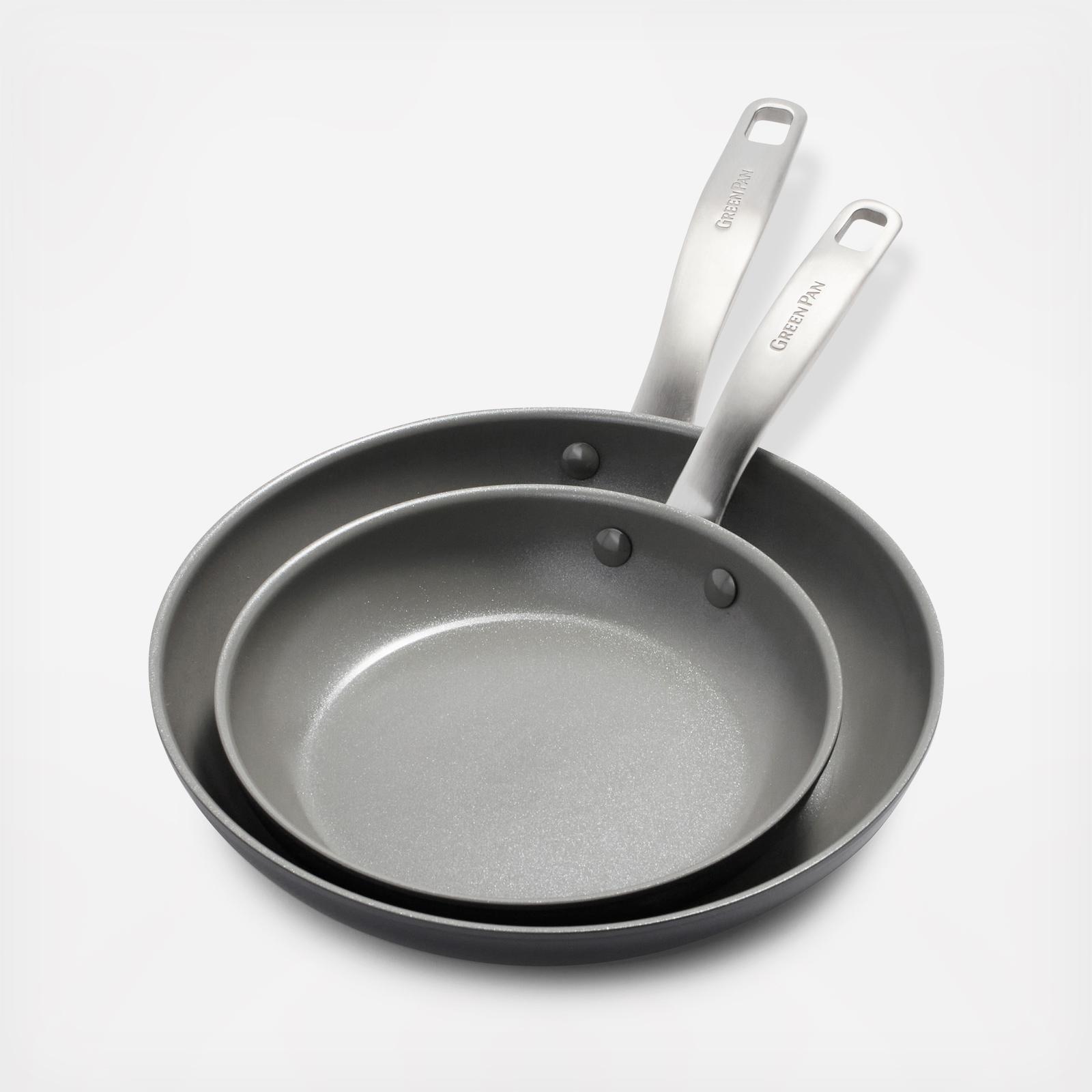 Chatham Hard Anodized 2-Piece Ceramic Non-Stick Open Frypan Set 1 Chatham Hard Anodized 2-Piece Ceramic Non-Stick Open Frypan Set