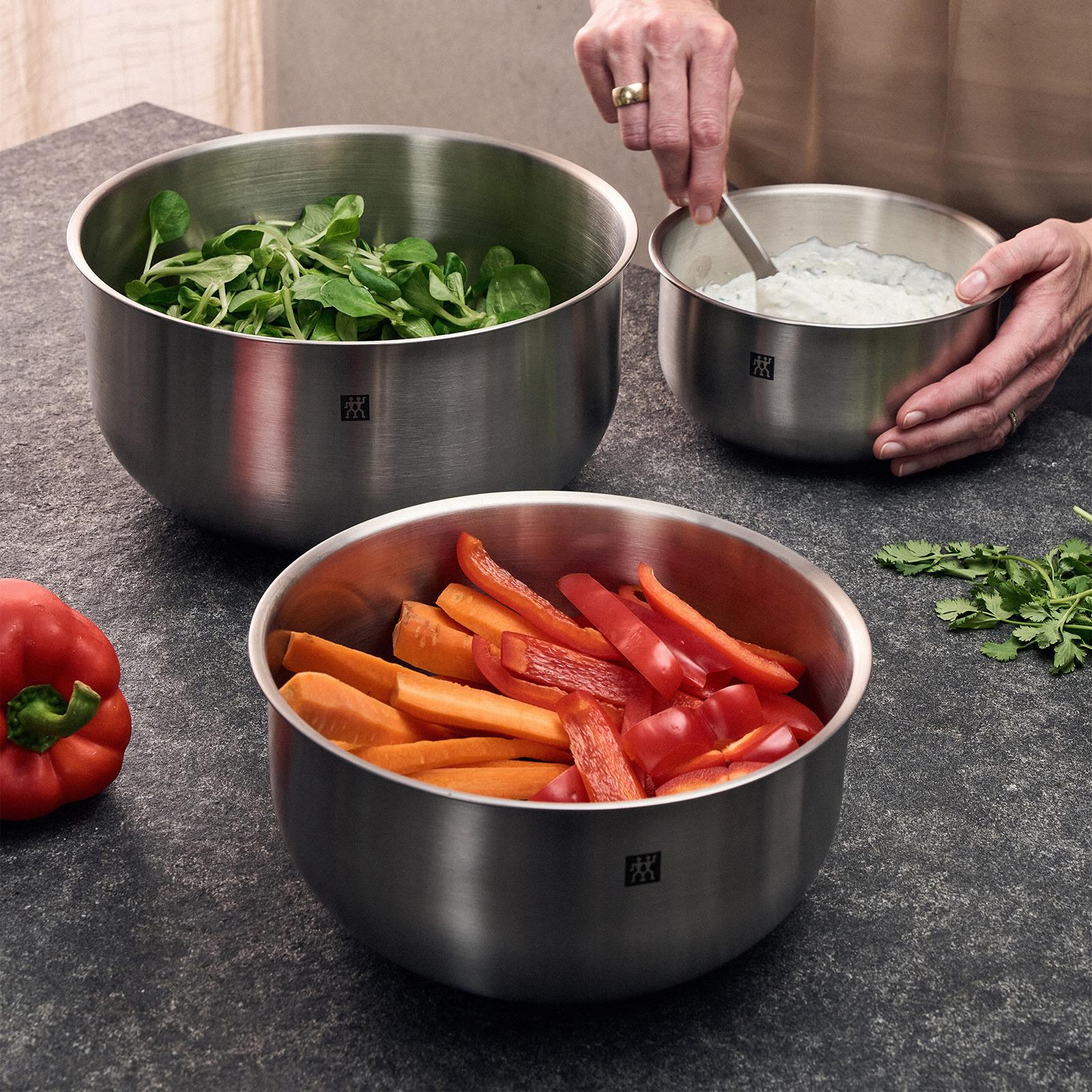Prep 3-Piece Brushed Nesting Bowl Set 13 Prep 3-Piece Brushed Nesting Bowl Set