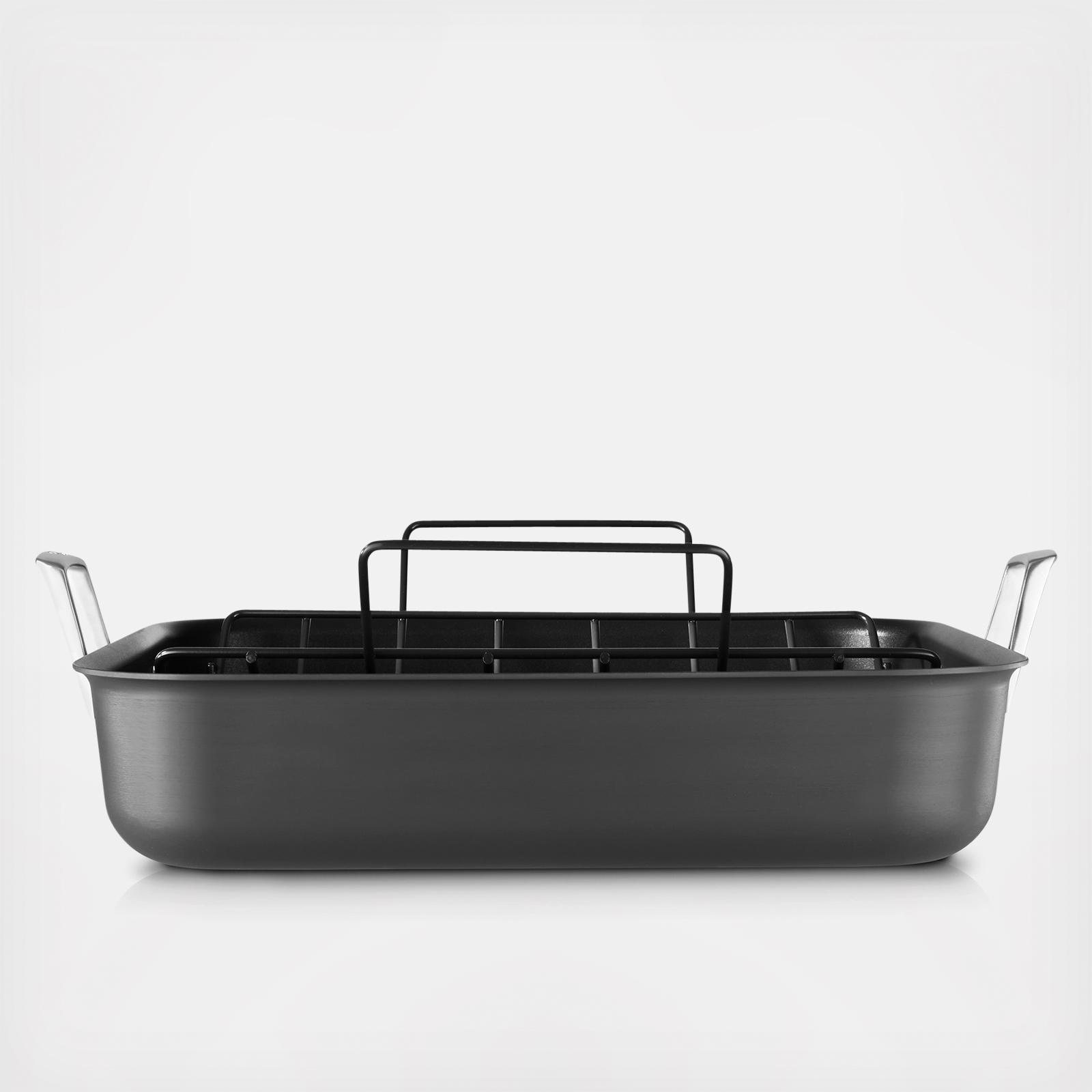 Premier Hard Anodized Non-Stick Roaster with Rack, 16" 1 Premier Hard Anodized Non-Stick Roaster with Rack, 16"