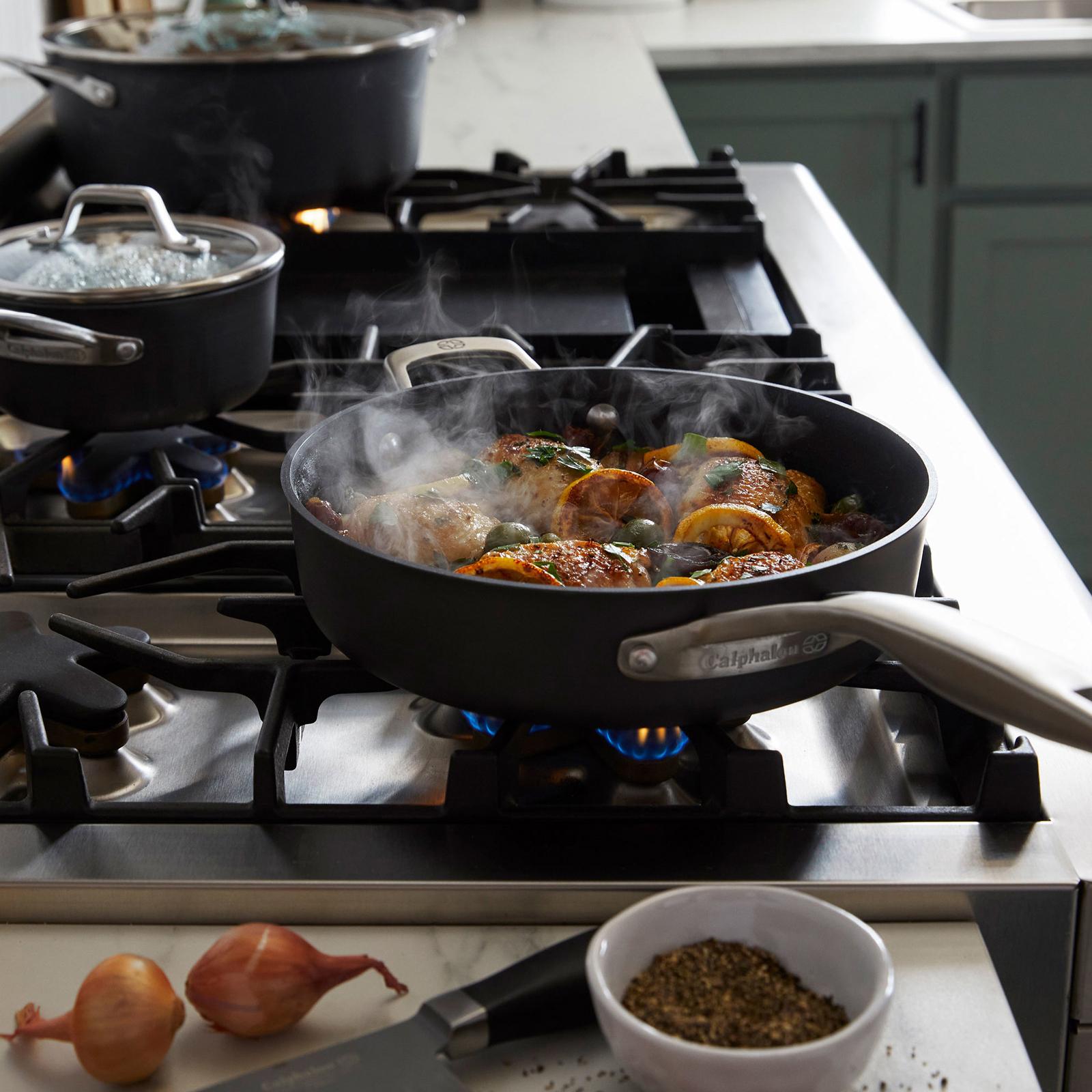 Premier Hard Anodized Non-Stick Roaster with Rack, 16" 6 Premier Hard Anodized Non-Stick Roaster with Rack, 16"