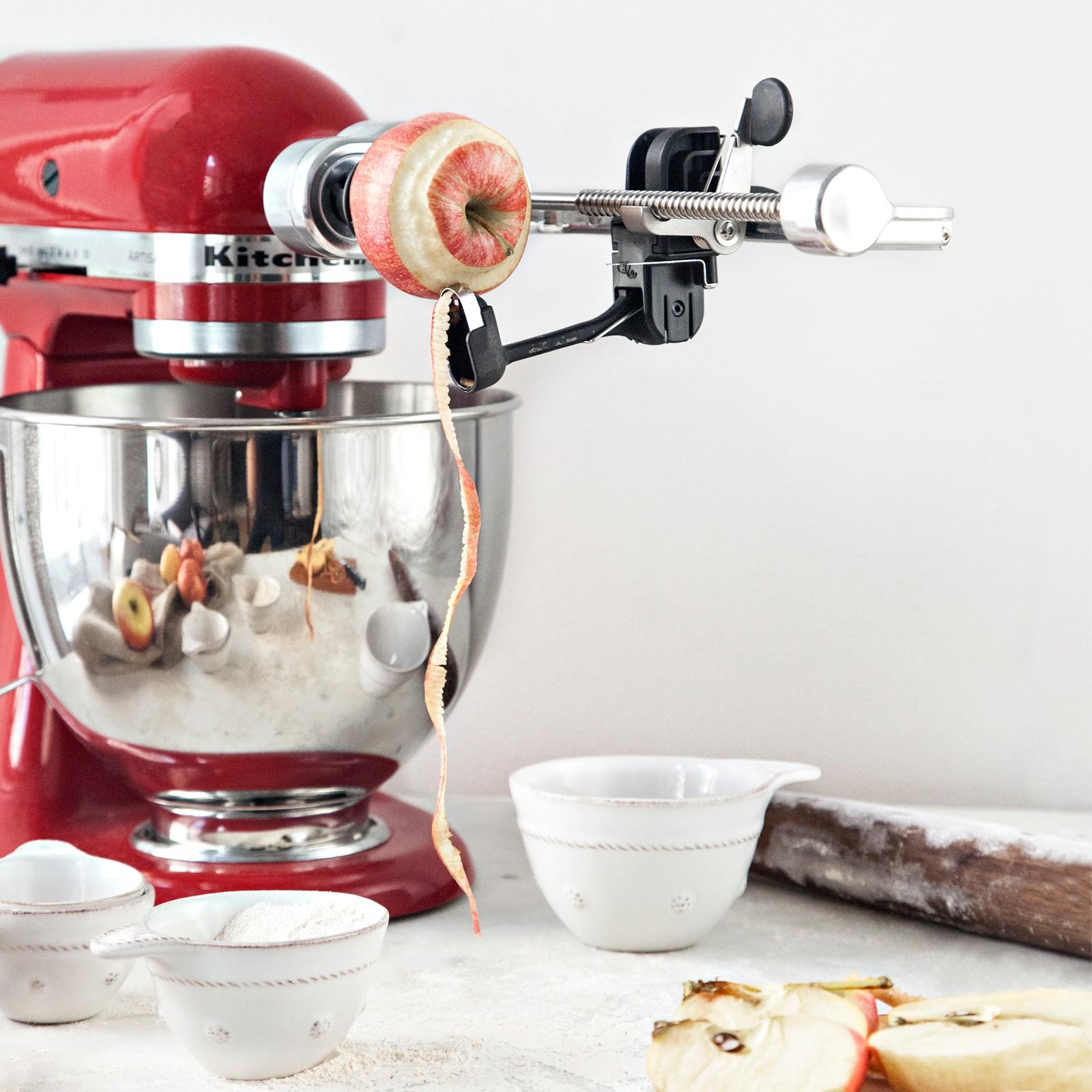 Spiralizer Stand Mixer Attachment with Peel, Core, and Slice Tools 8 Spiralizer Stand Mixer Attachment with Peel, Core, and Slice Tools
