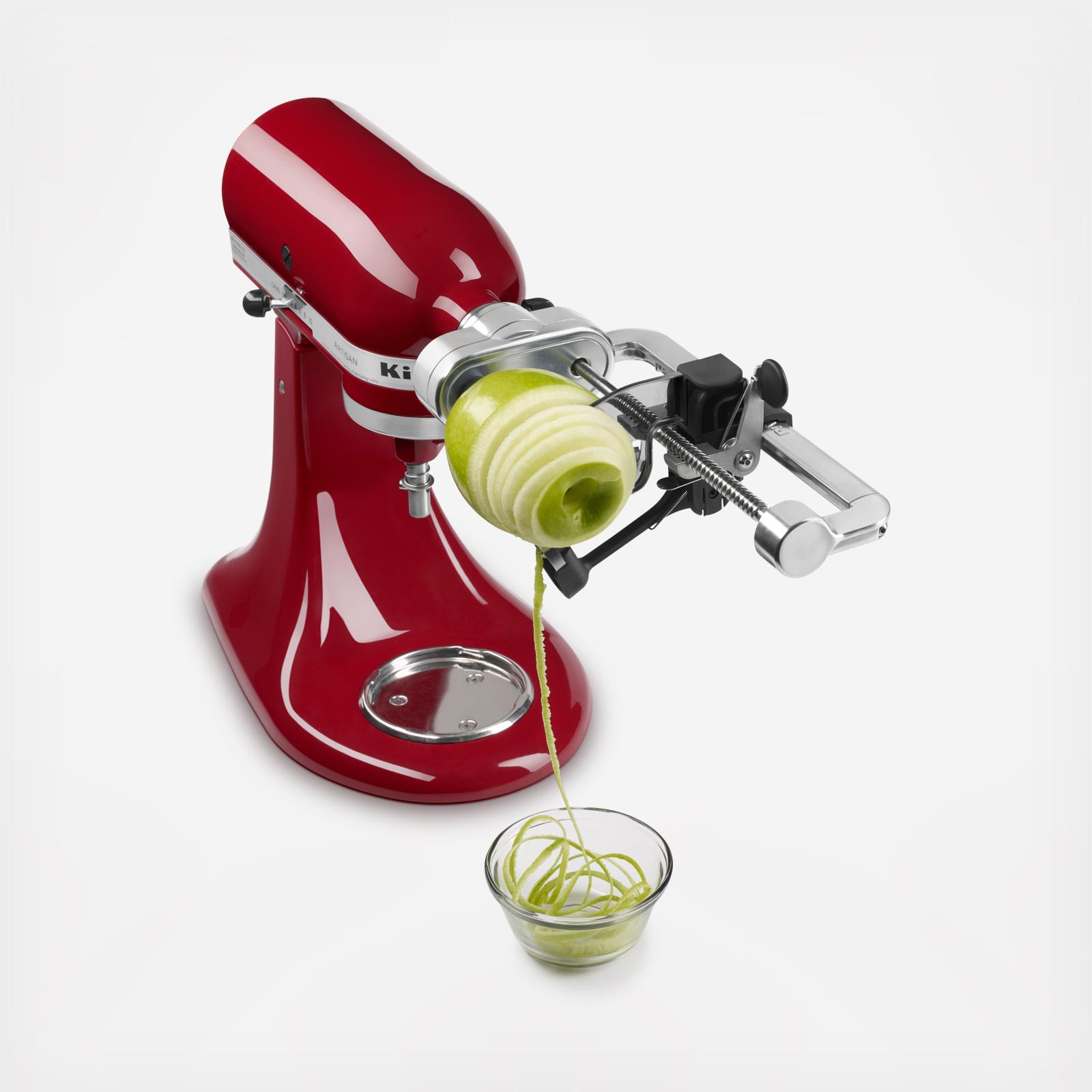 Spiralizer Stand Mixer Attachment with Peel, Core, and Slice Tools