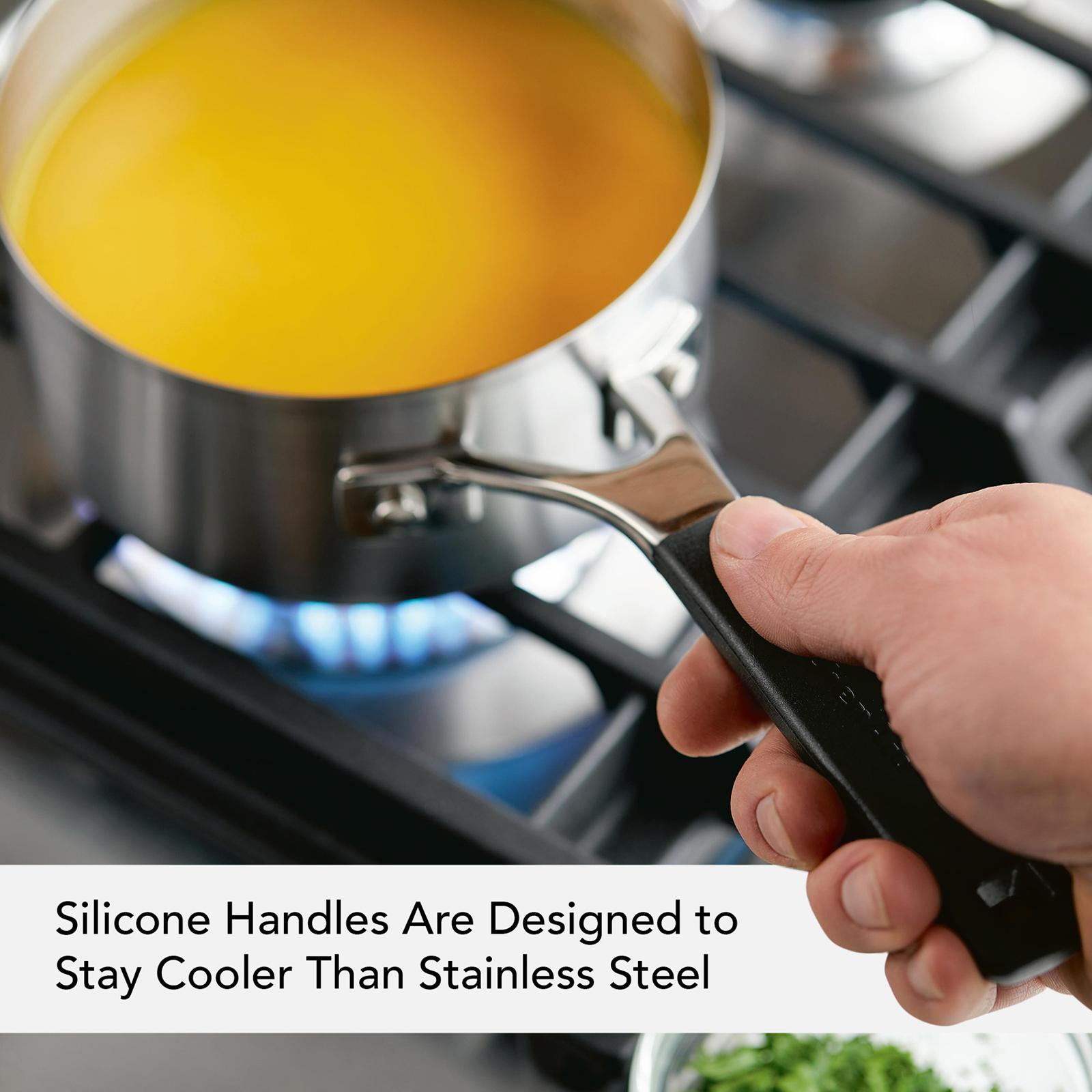 Stainless Steel Saucepan with Pour Spout 4 Stainless Steel Saucepan with Pour Spout