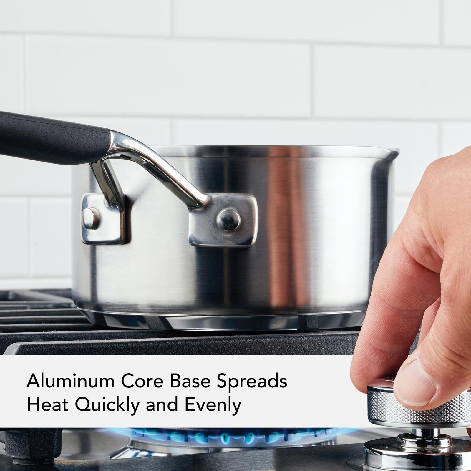 Stainless Steel Saucepan with Pour Spout 5 Stainless Steel Saucepan with Pour Spout